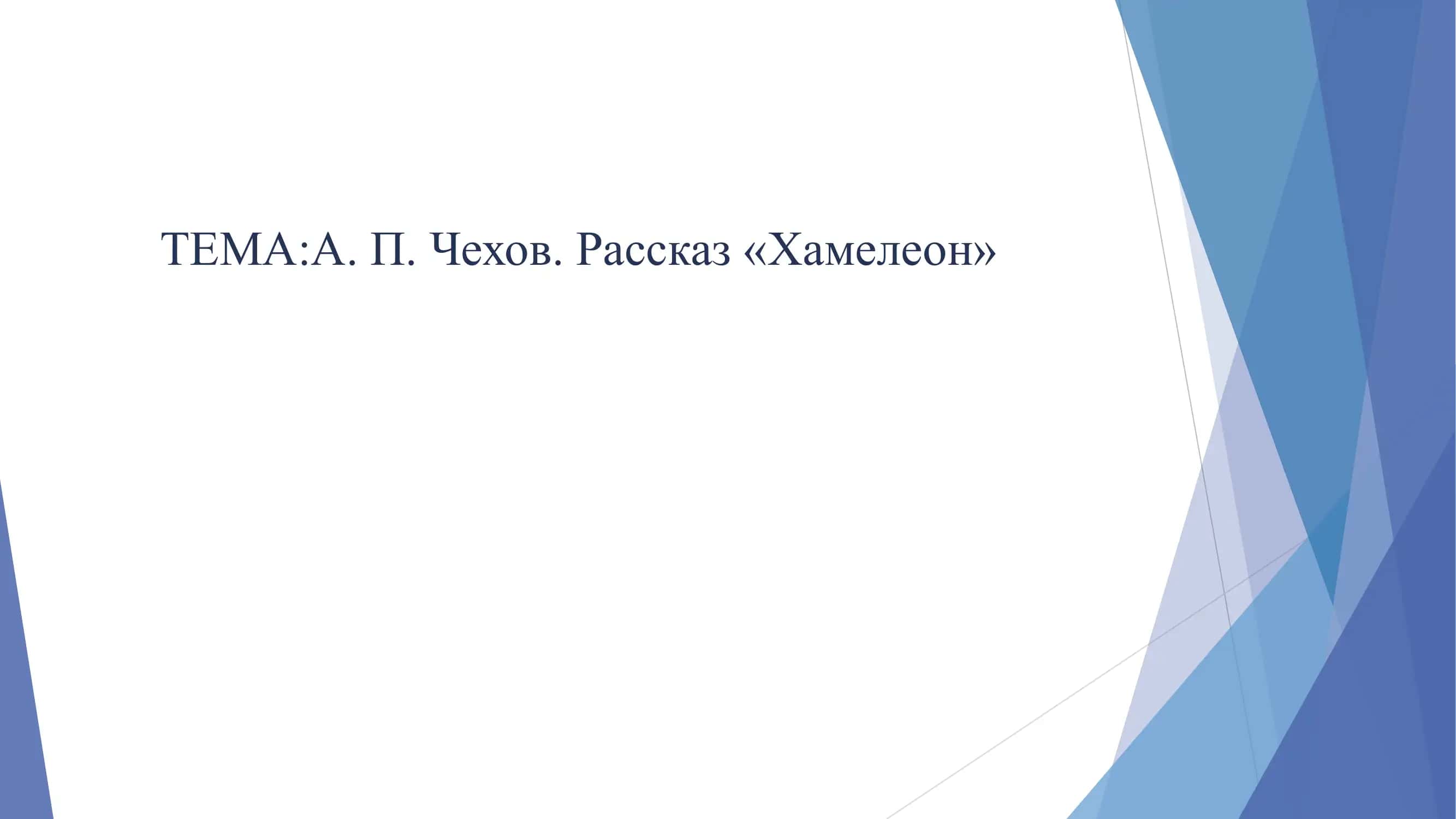Хамелеон 1