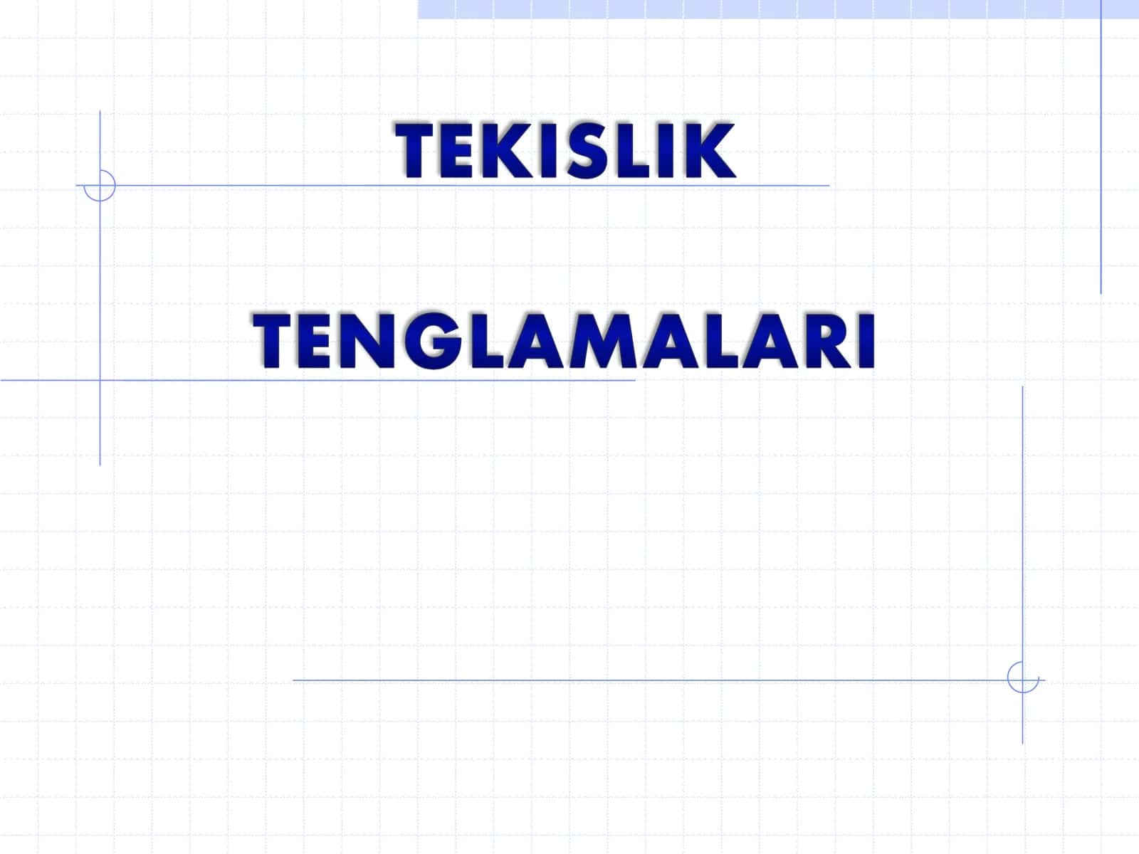 Tekislik tenglamasi 1