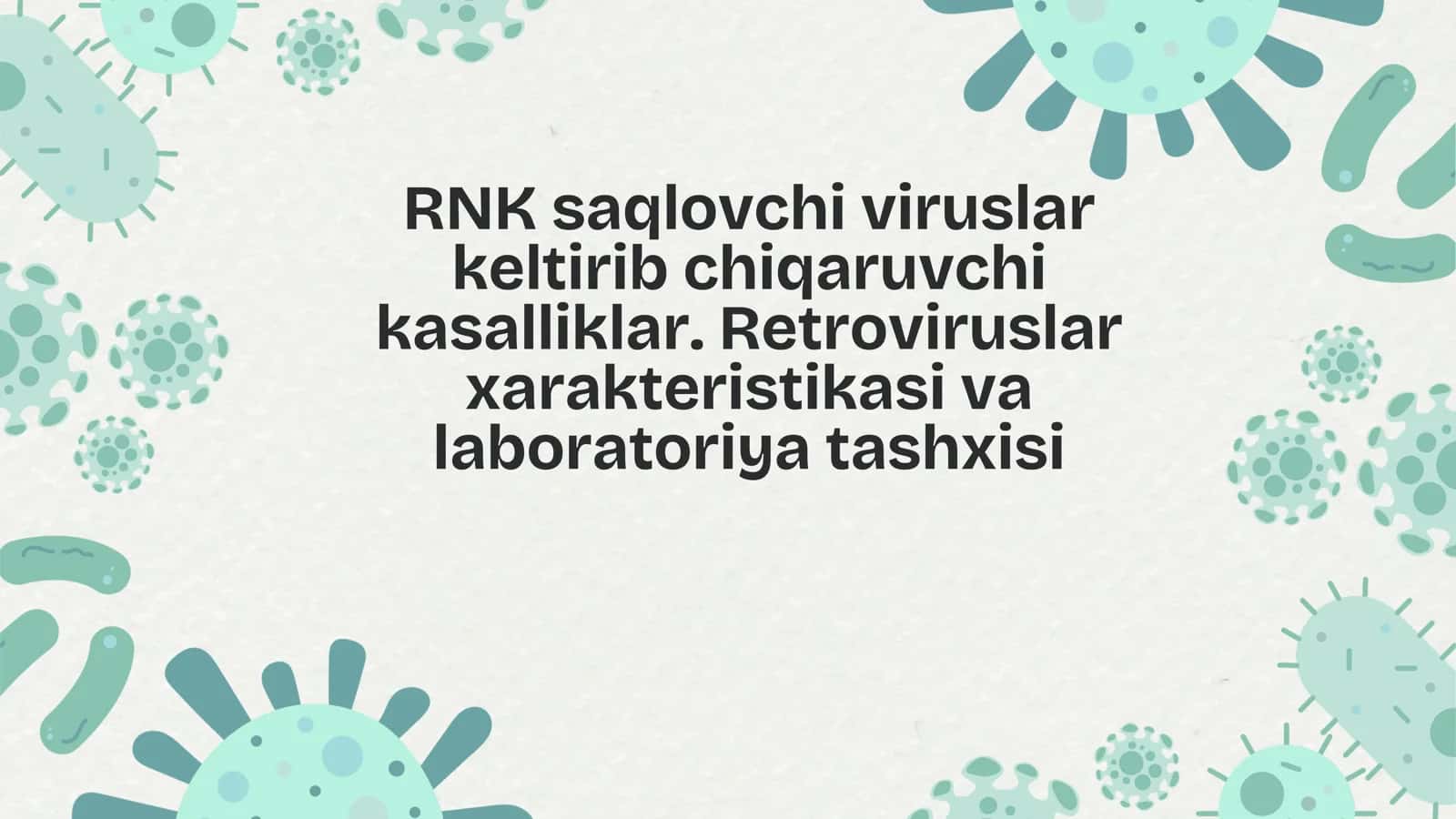 Retroviruslar 1