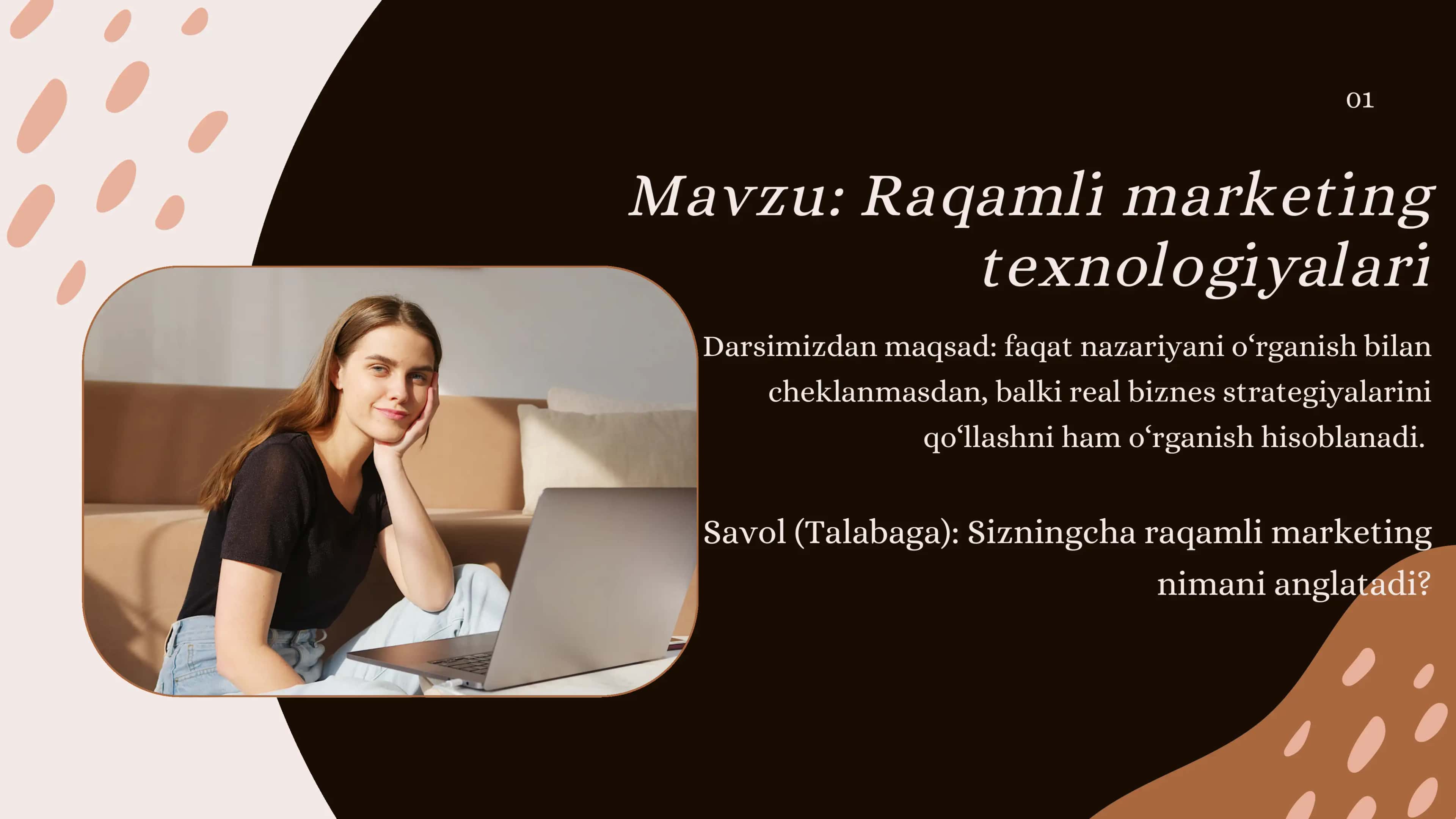 Raqamli marketing texnologiyalari(prezentatsiya) 2