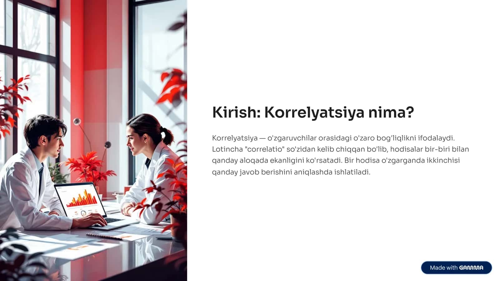 Ilmiy ishlarda korrelyatsiya koeffitsienti 2
