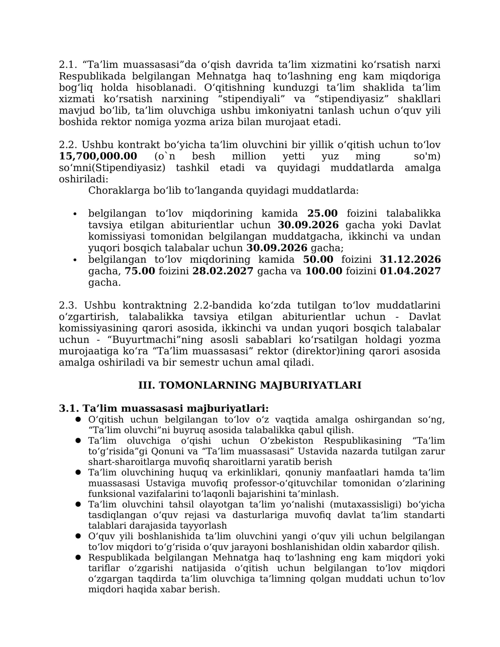 Oliy va o‘rta maxsus ta'lim vazirining 508-son buyrug‘i 2
