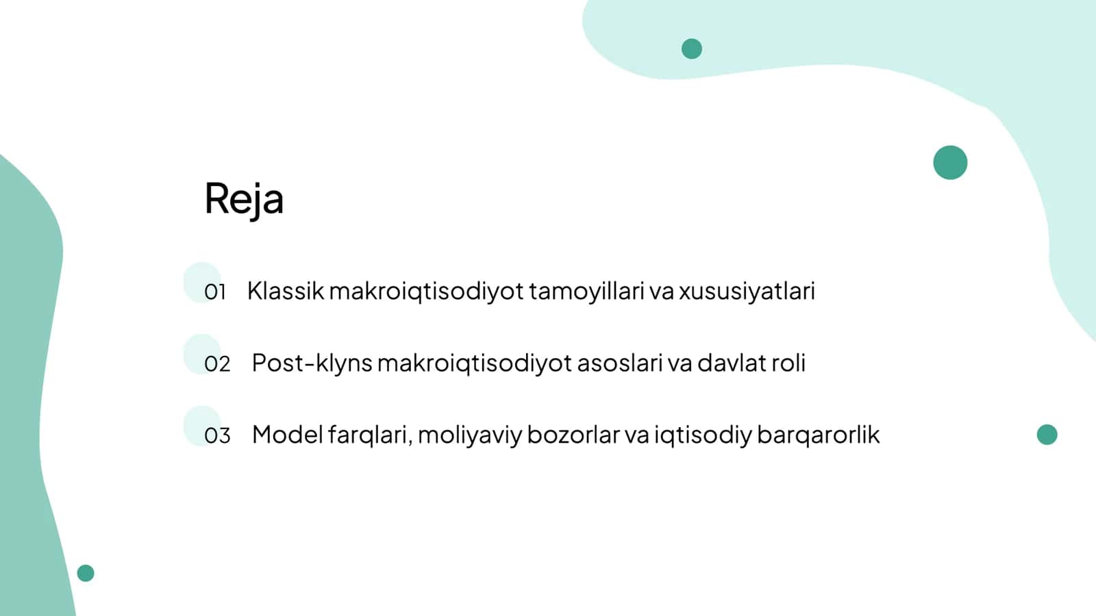 Klassik makroiqtisodiyot asoslari 2