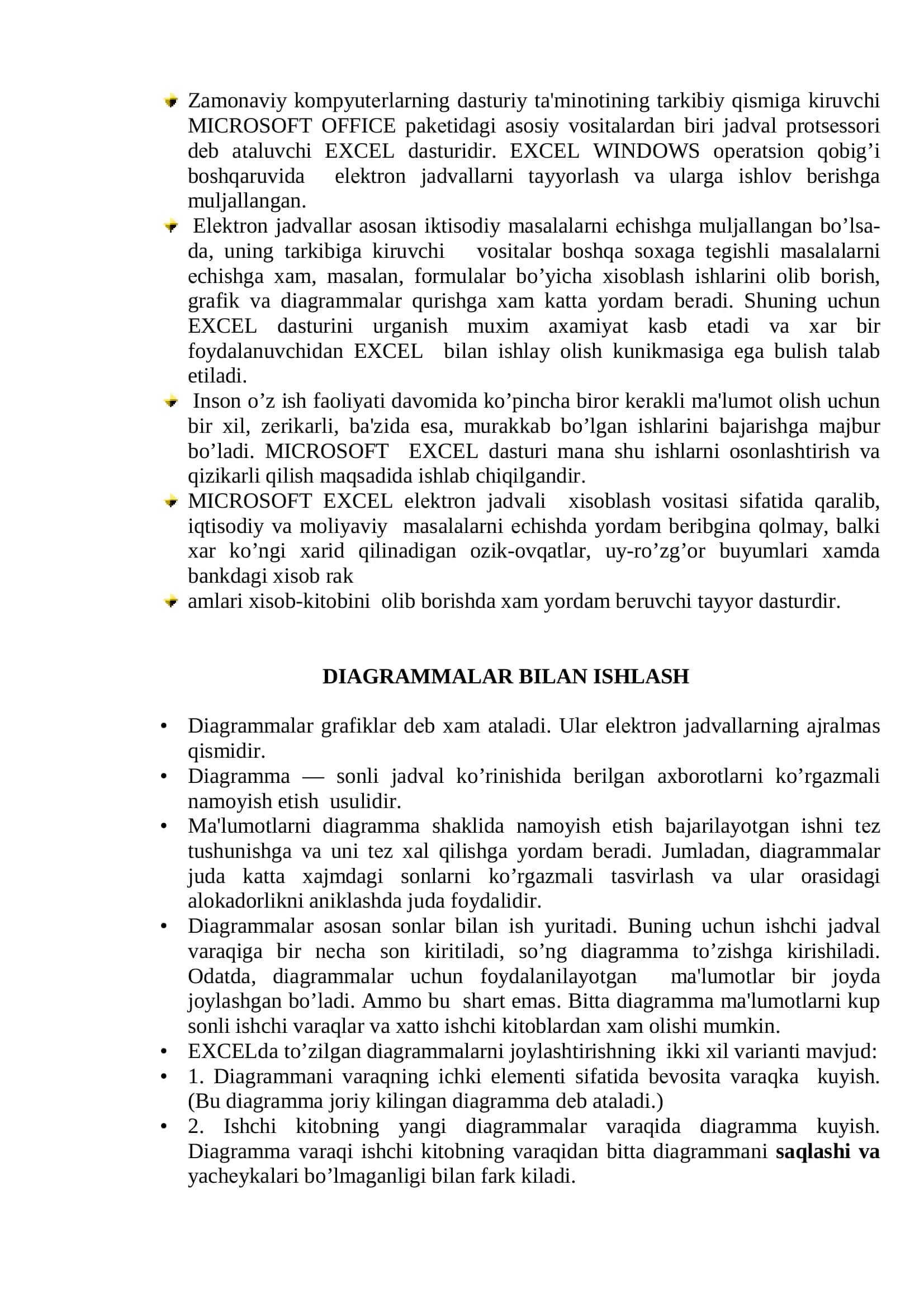 EXCEL MENYUSI XAQIDA 2