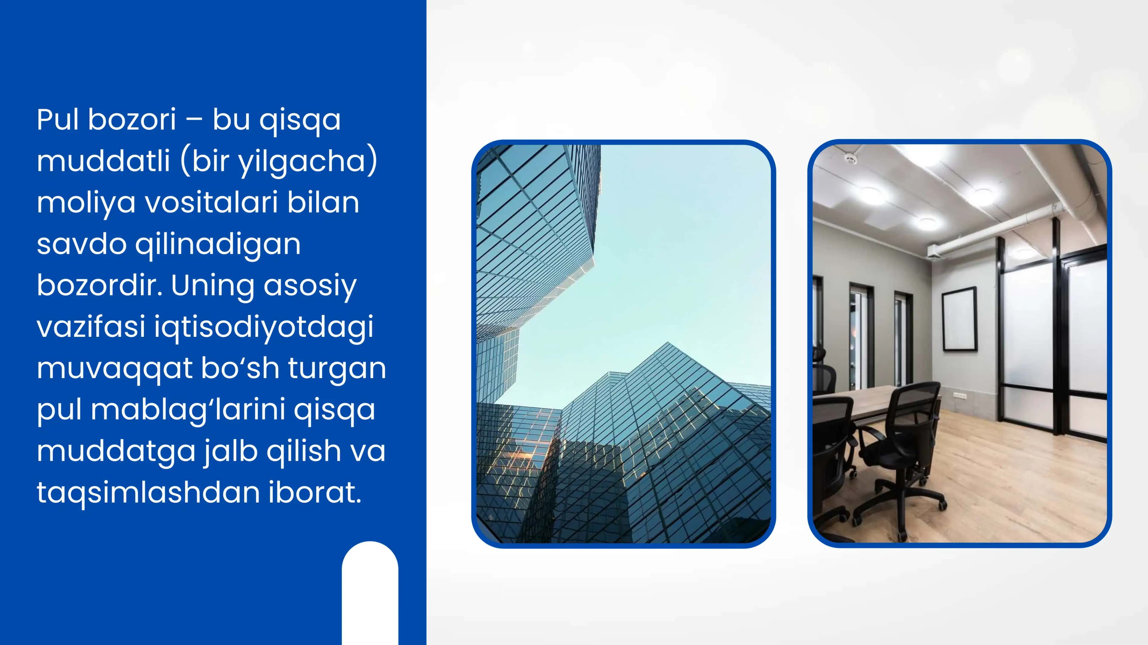 Pul bozorining iqtisodiy mohiyati 2