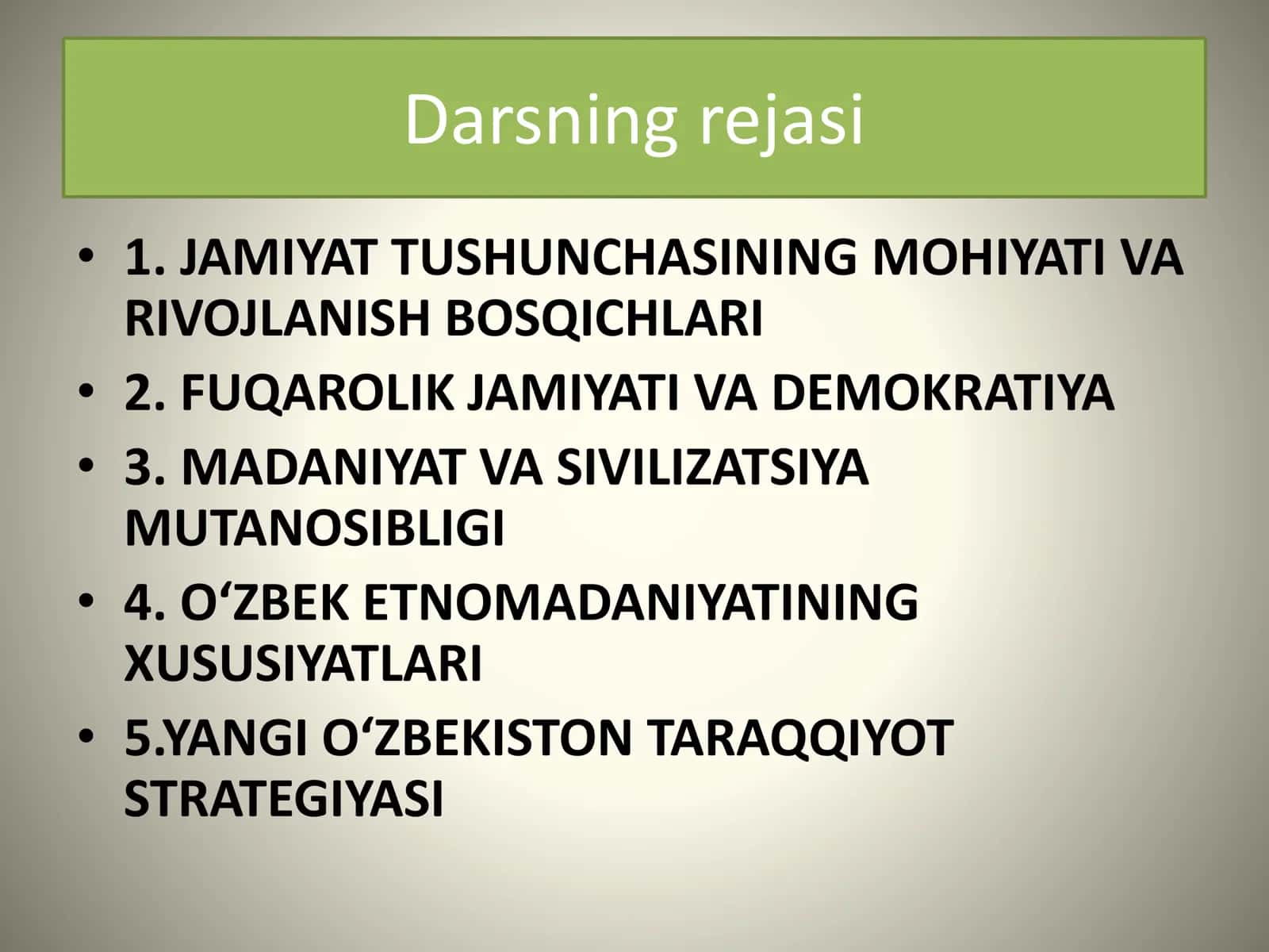 JAMIYAT FALSAFASI 2