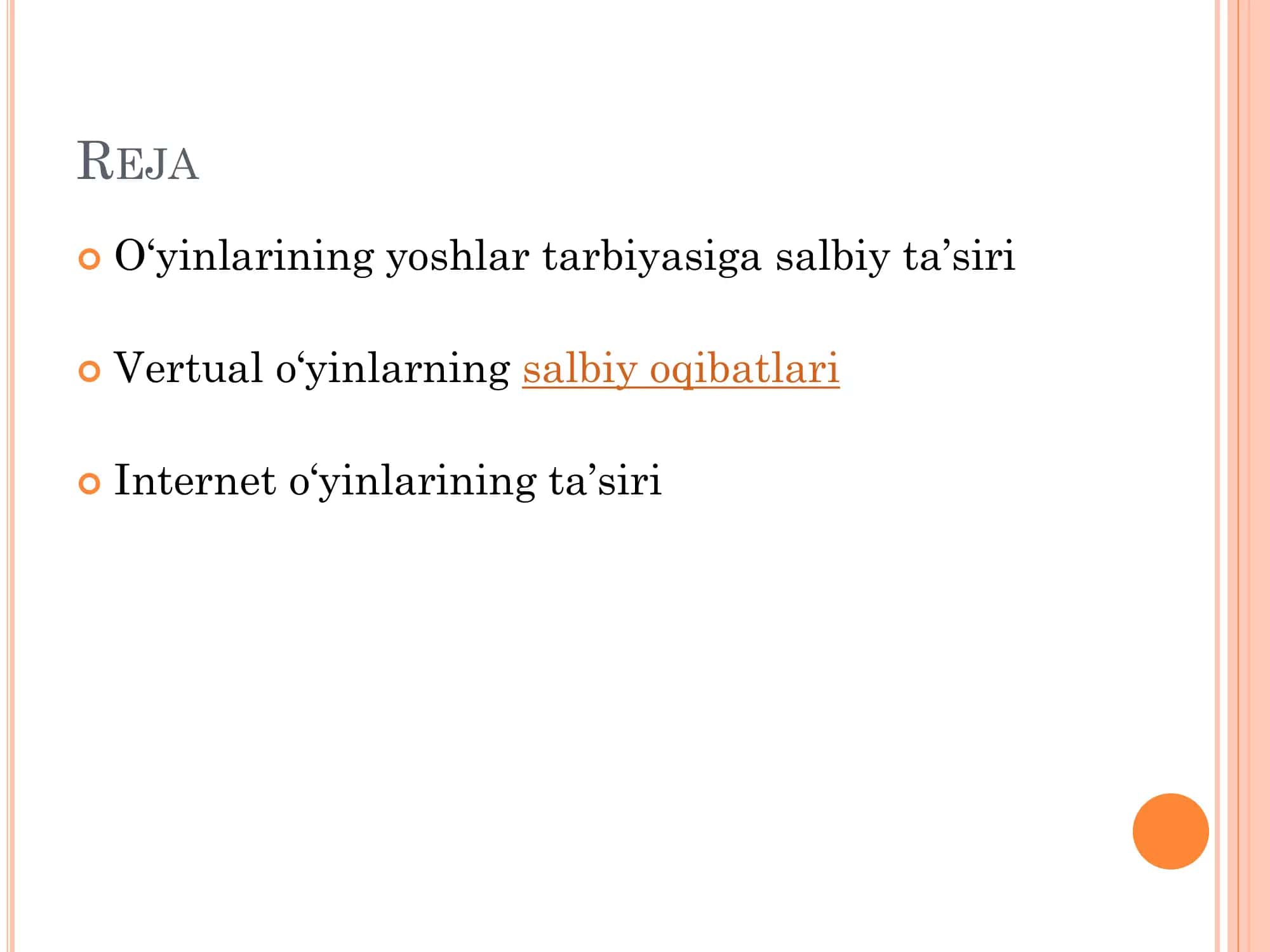 VIRTUAL O'YINLARNING ASORATLARI 2