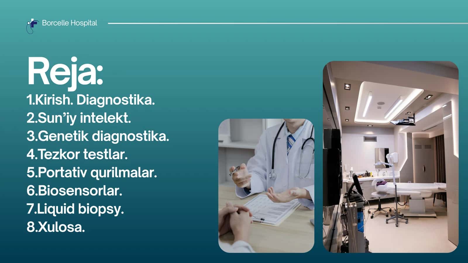 Diagnostika sohasidagi innovation tadqiqotlar 2