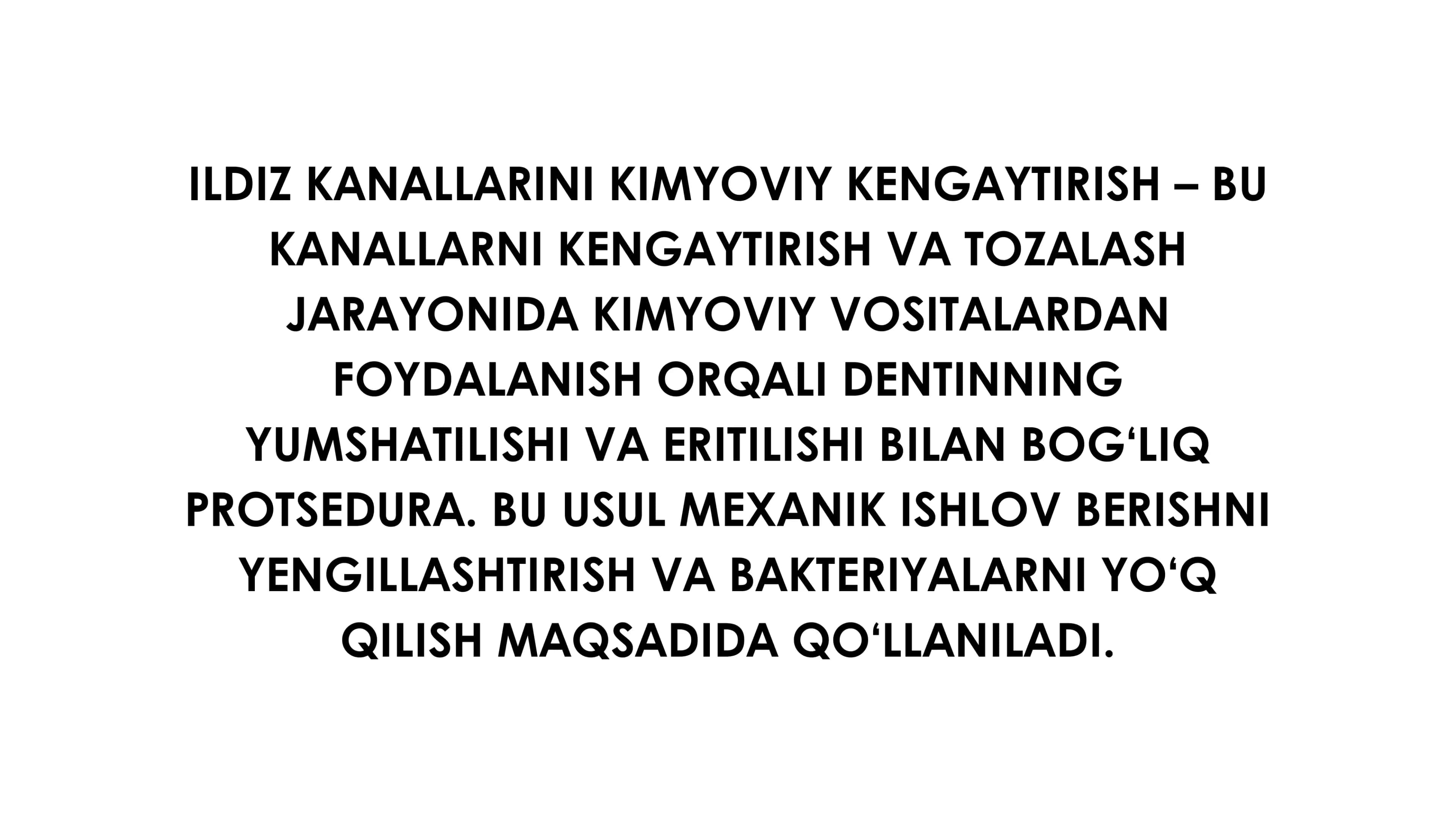 ILDIZ KANALLARINI KIMYOVIY KENGAYTIRISH 2