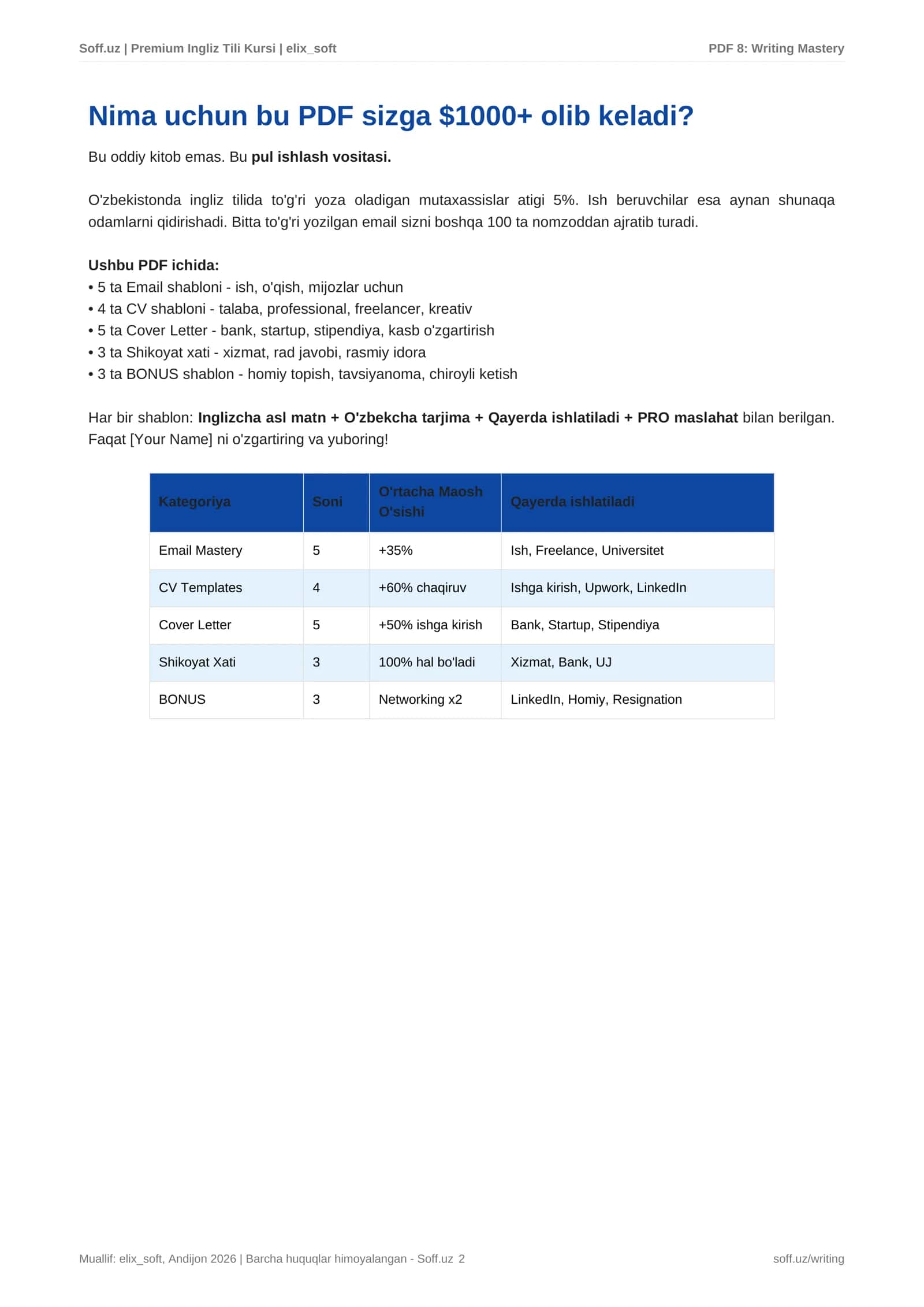 PDF 8: Writing Mastery 2