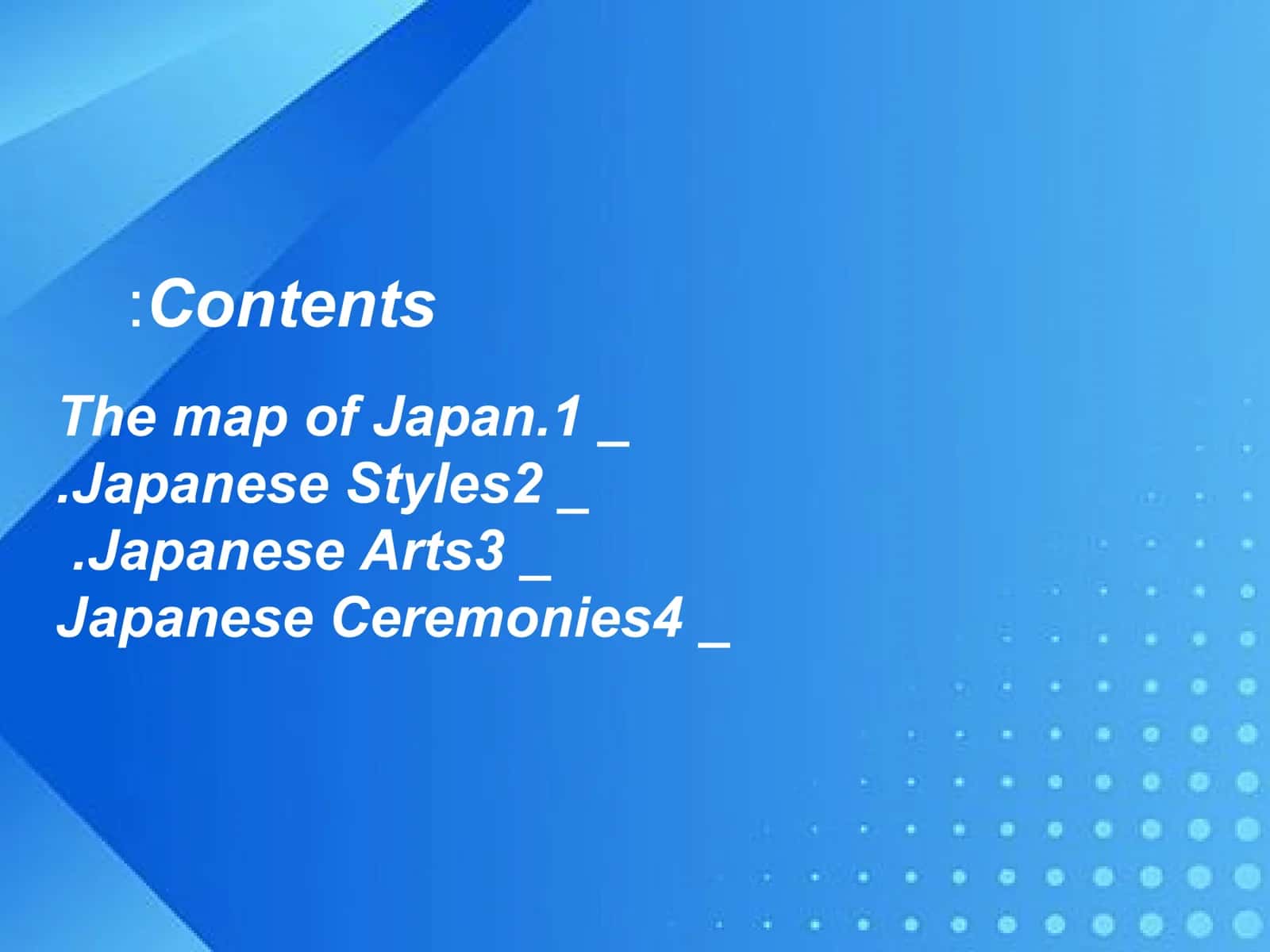 Culture of Japan 2