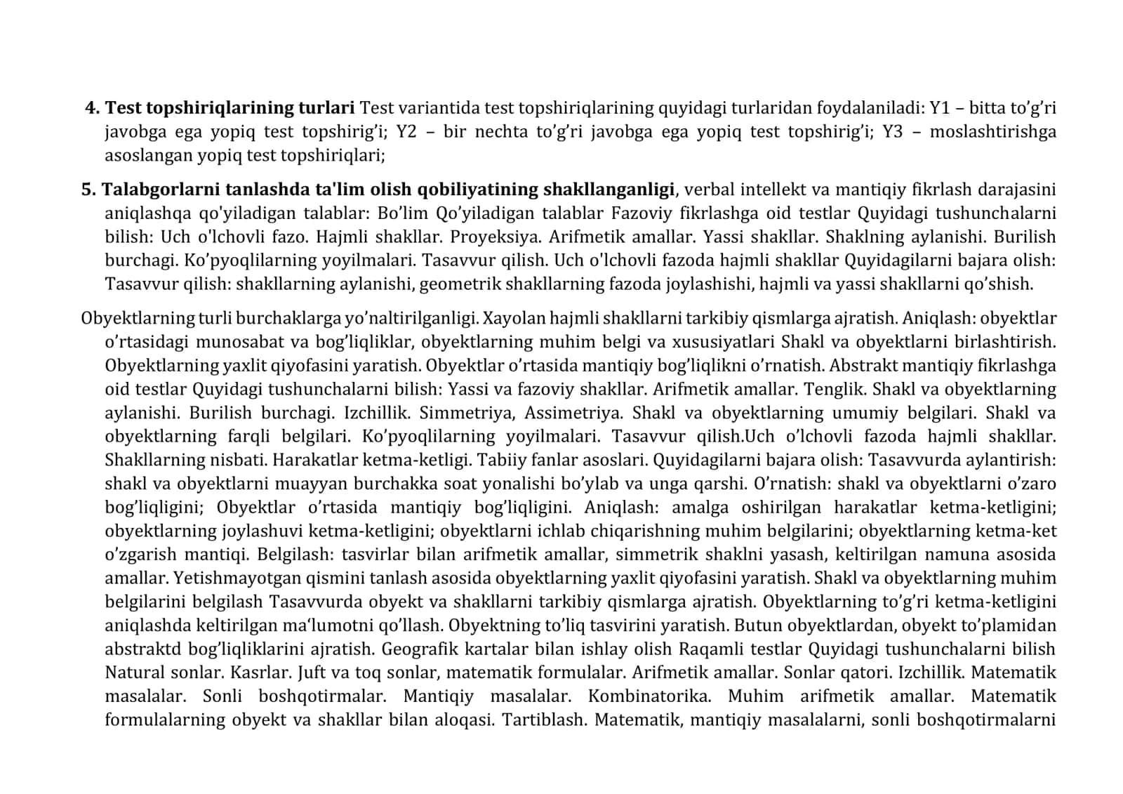 psixologik test akademiya namuna sifatida 2