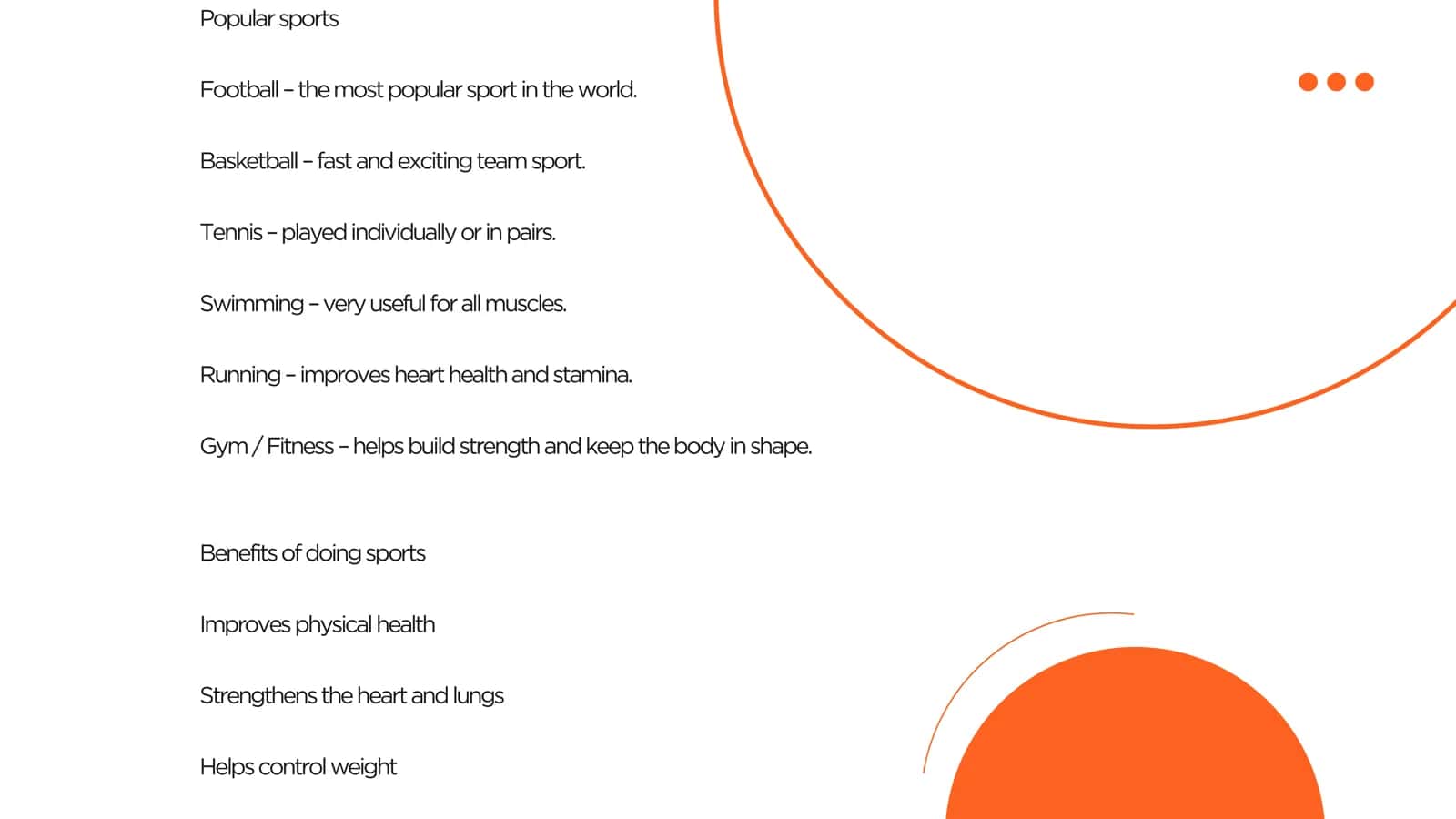 Health and Sports 2