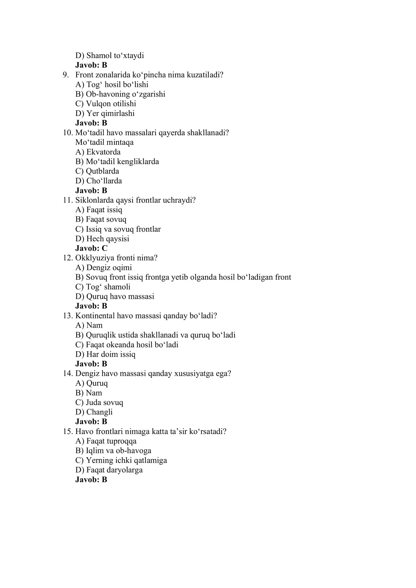 Havo massalari 2