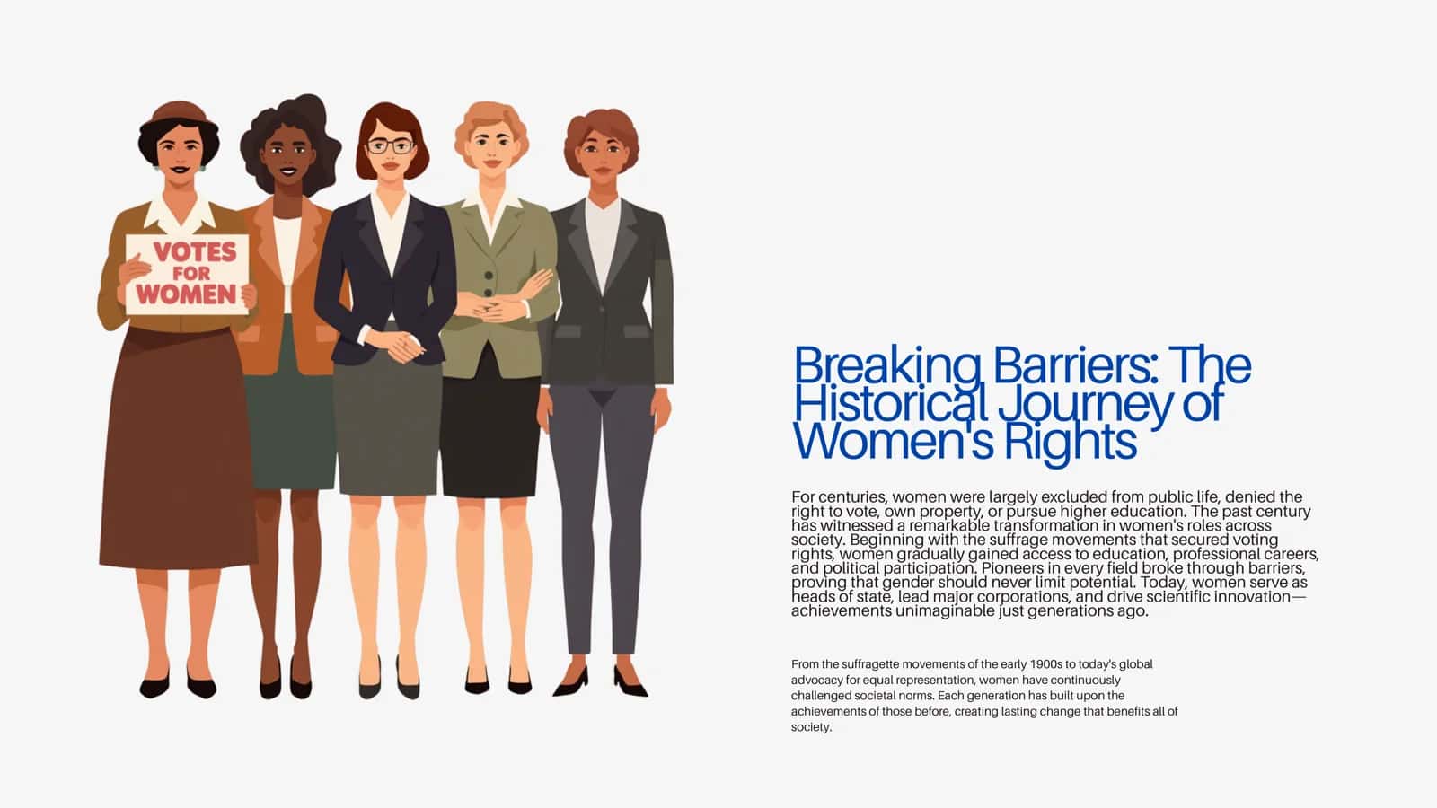 GENDER EQUALITY: THE ROLE OF WOMEN IN SOCIETY AND POLITICS 2