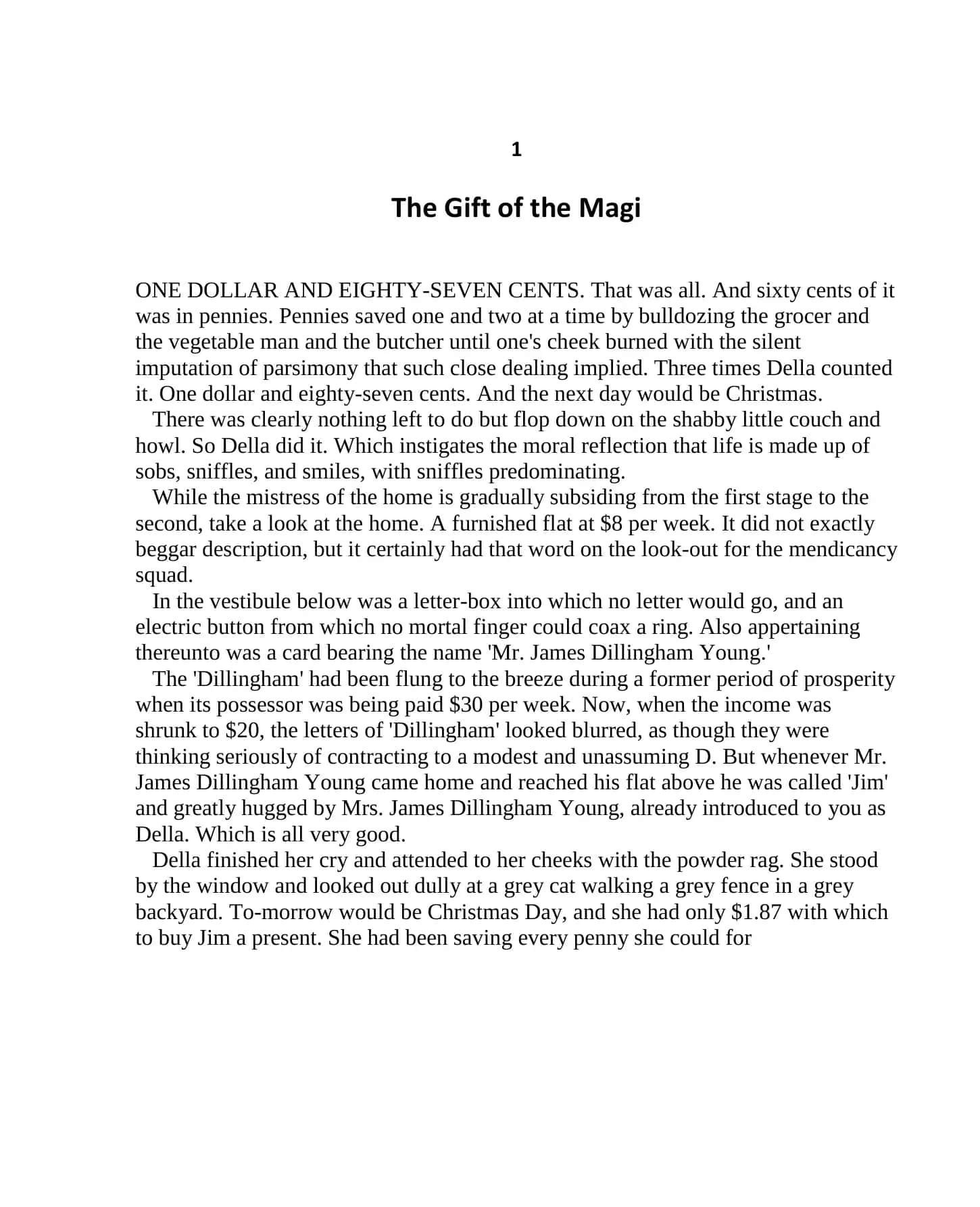 The Gift of the Magi 2