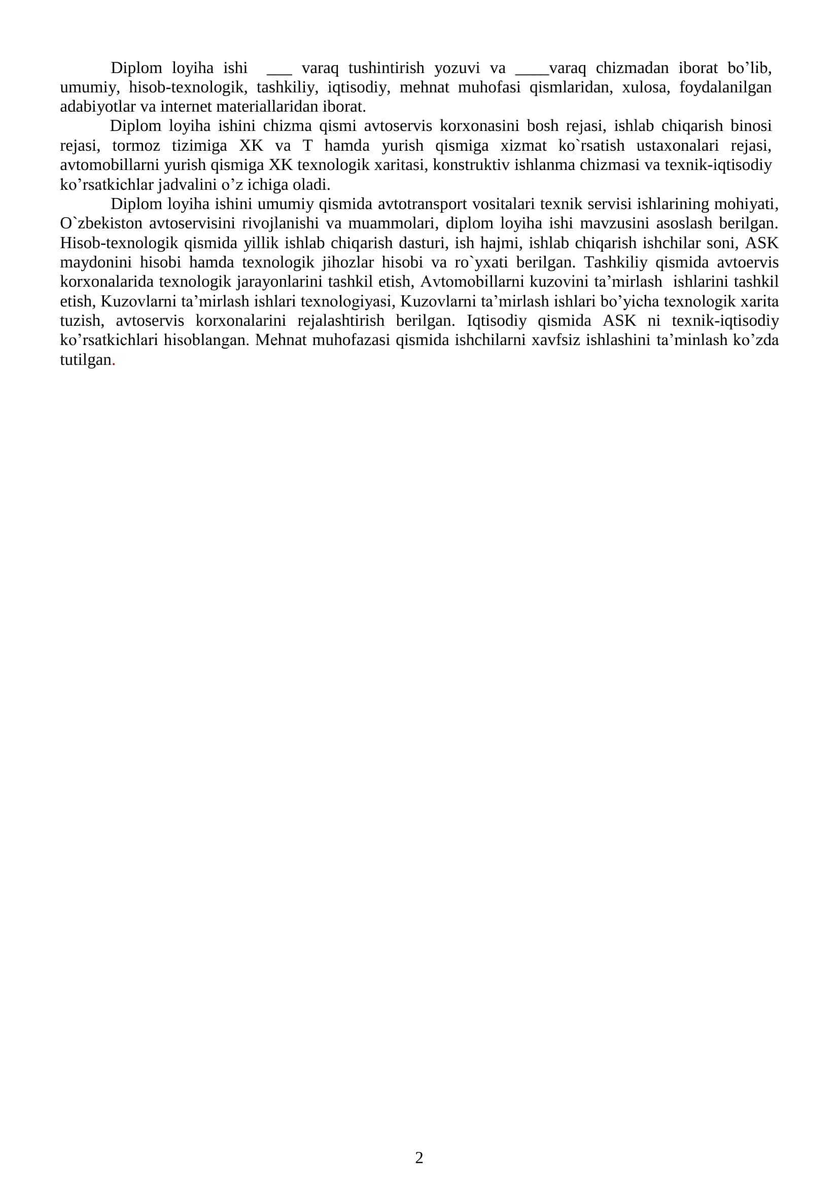 Diplom loyiha ishi 2