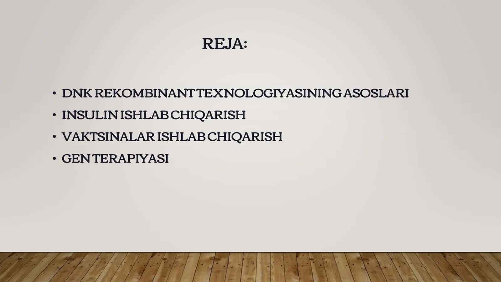 Tibbiyotda DNK Rekombinantlarini Qo'llanilishi 2