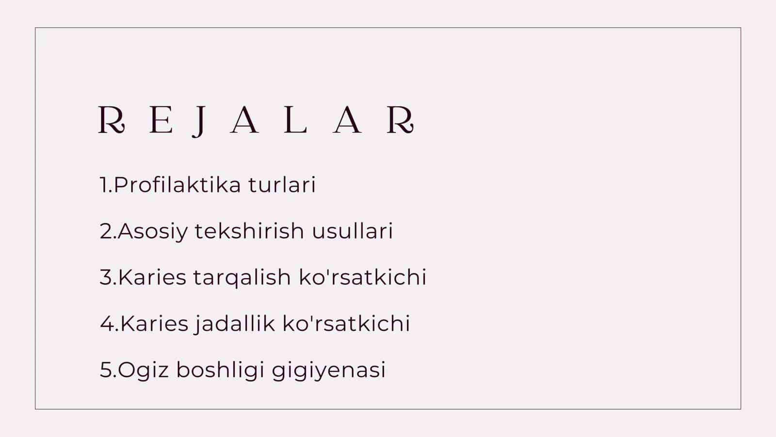 Tish kariesi profilaktikasi 2