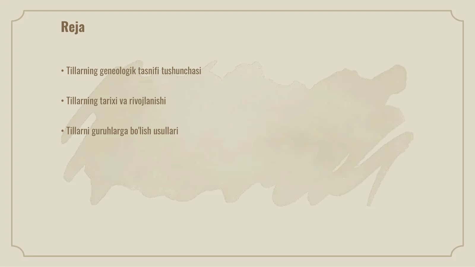 Tillarning geneologik tasnifi 2
