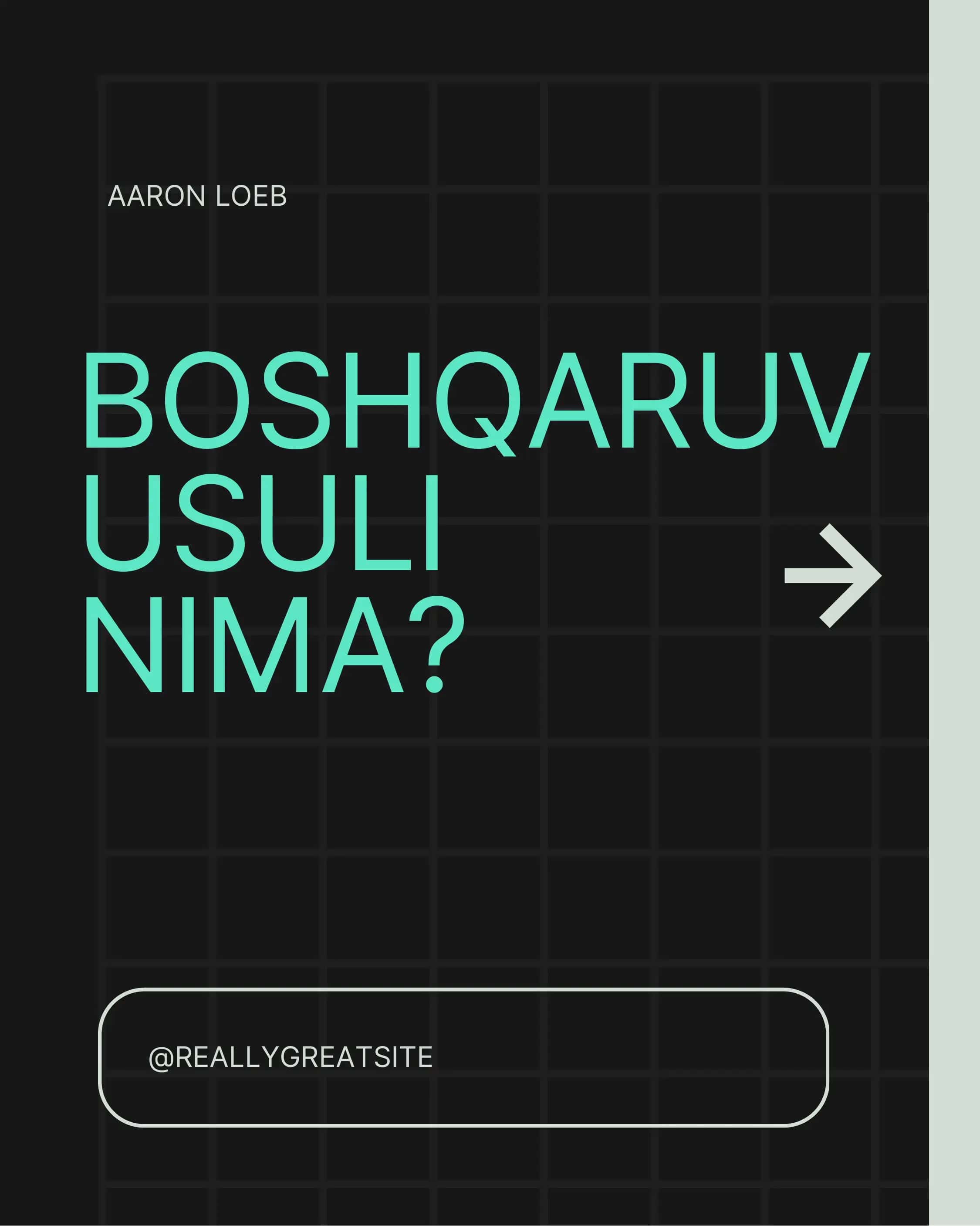 Boshqaruv uslublari 2