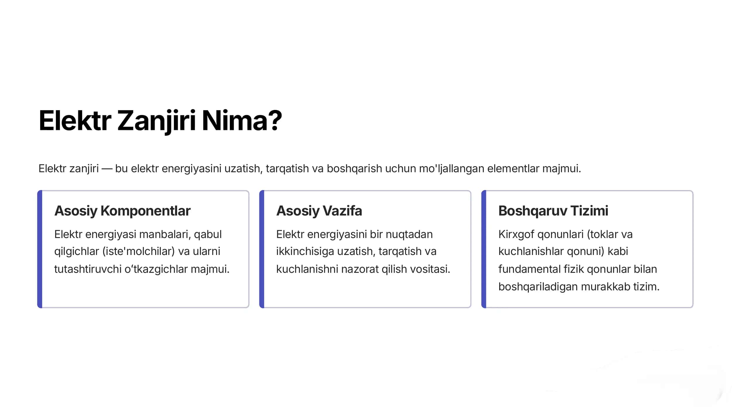 Elektr Zanjirlari 2