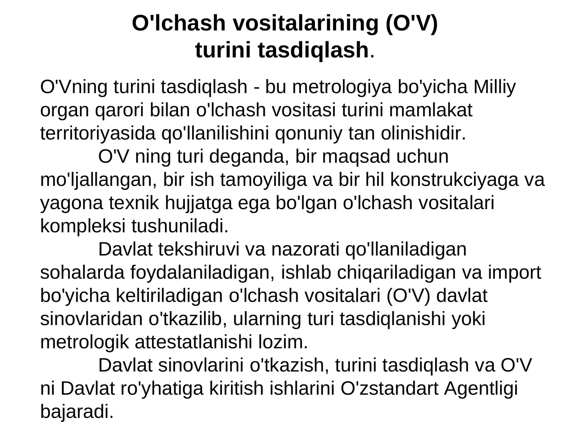 O'lchash vositalari 2
