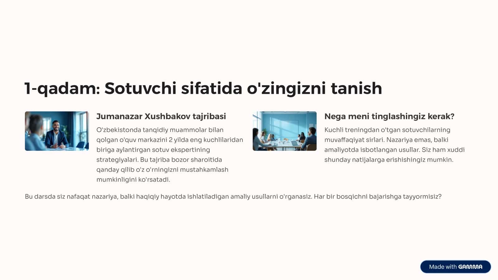 Sotuvni Oshirish San'ati 2