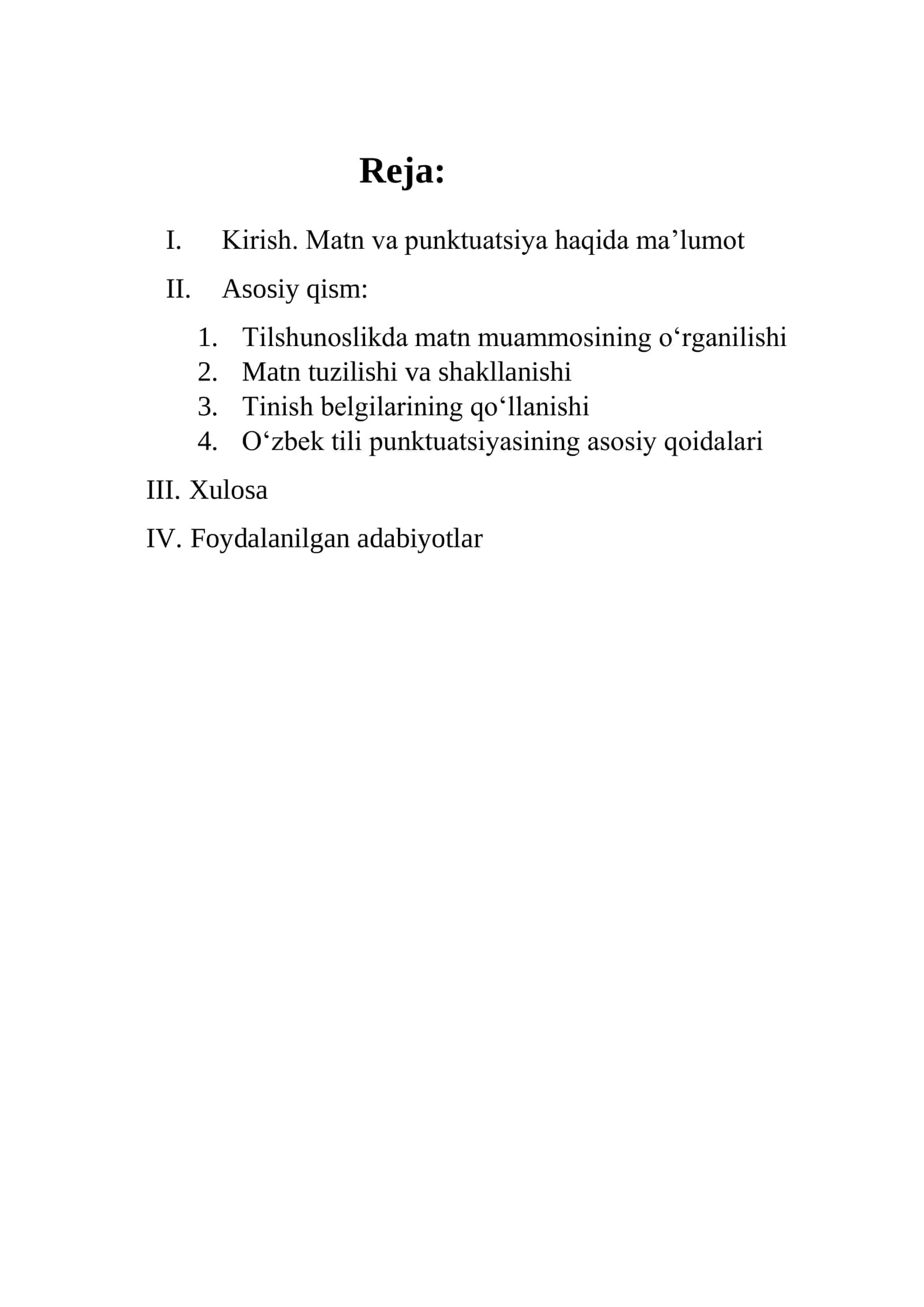 MATN VA PUNKTUATSIYA 2