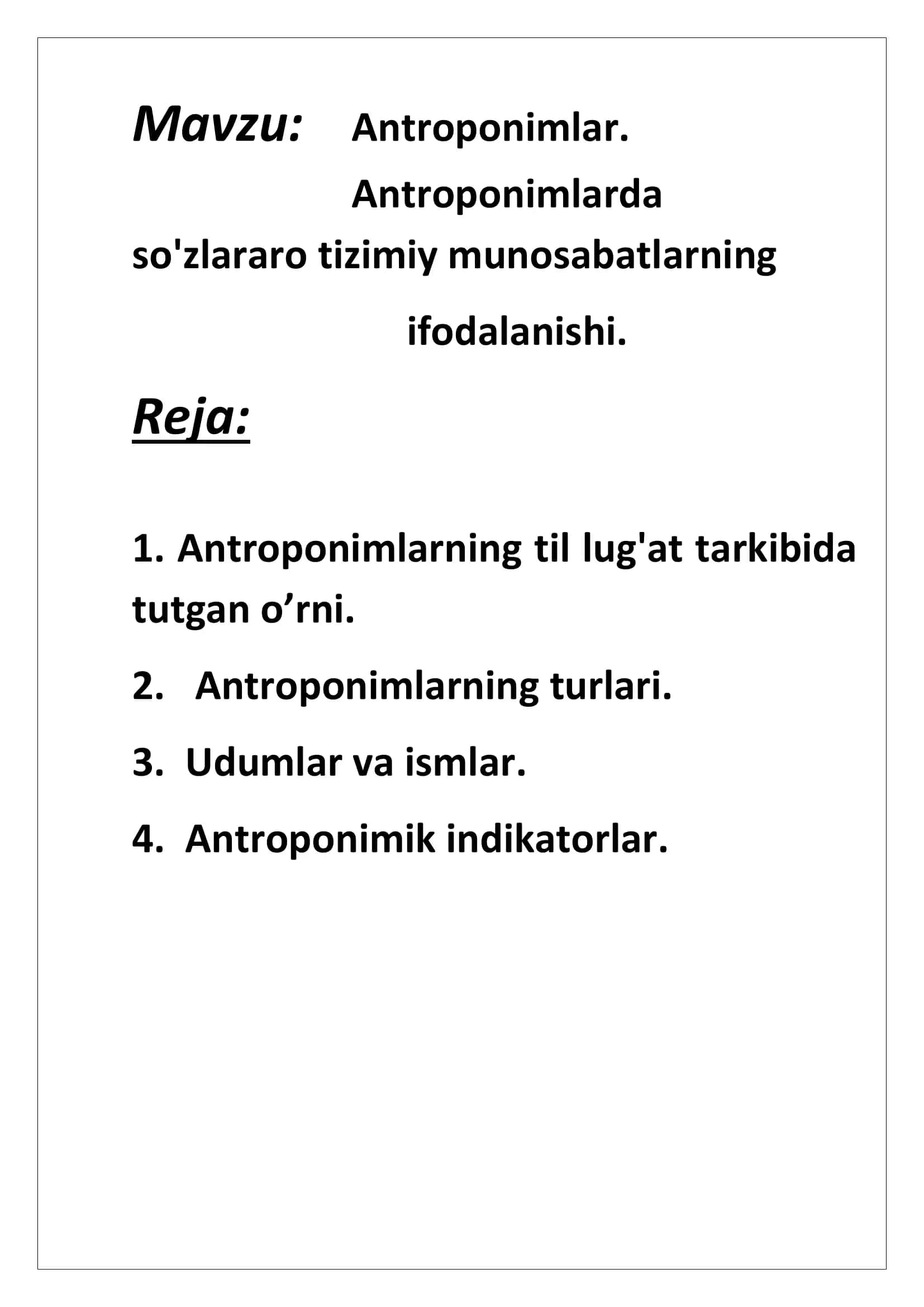 Antroponimlar 2