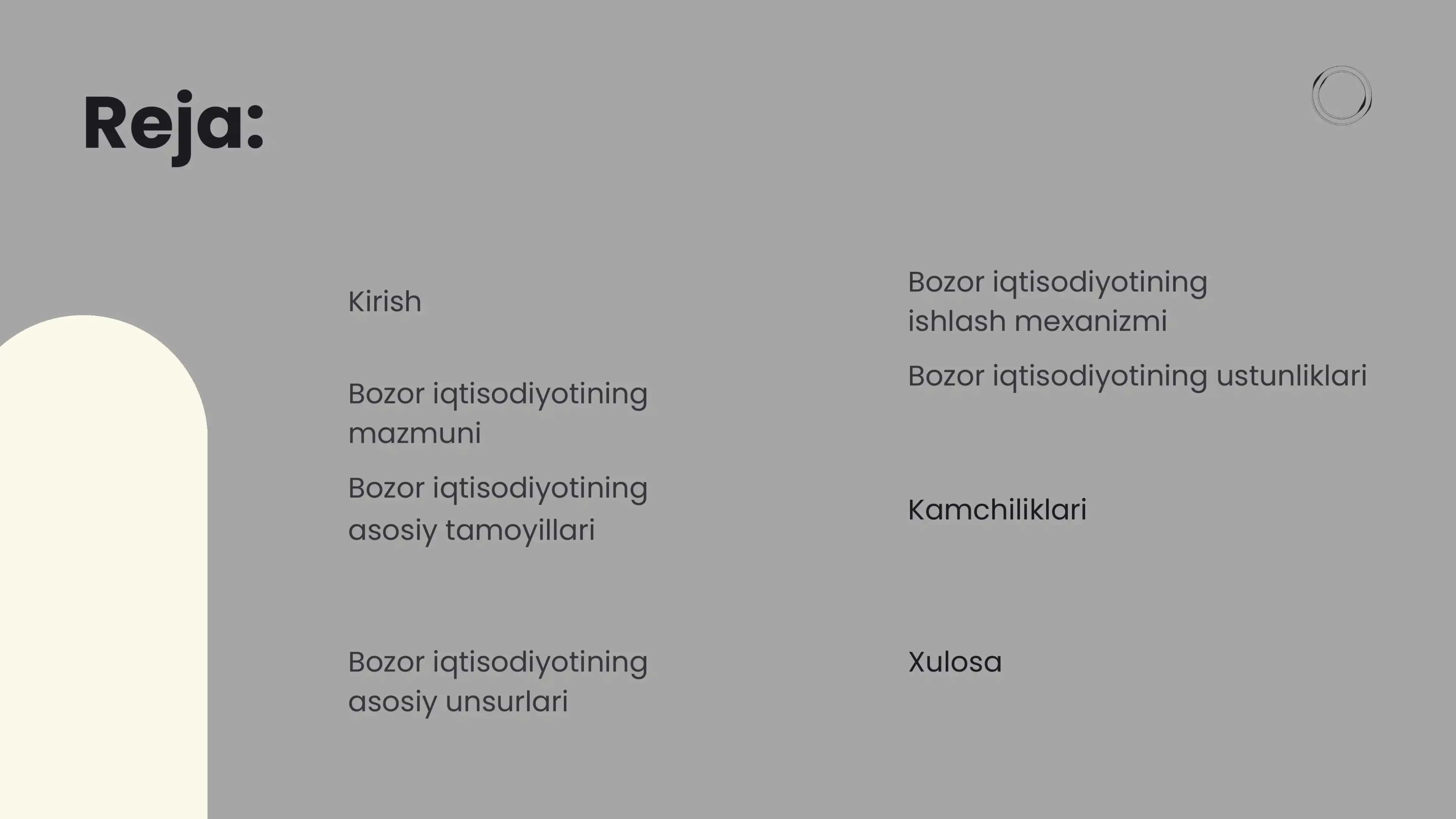 Bozor iqtisodiyotini 2