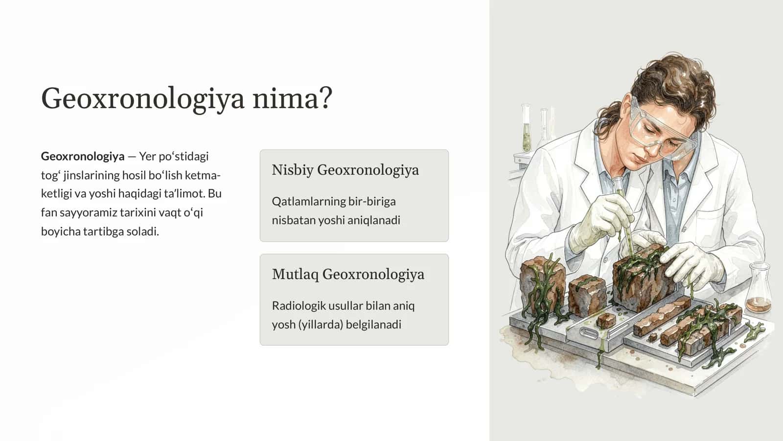 Geoxronologiya va Paleontologiya 2