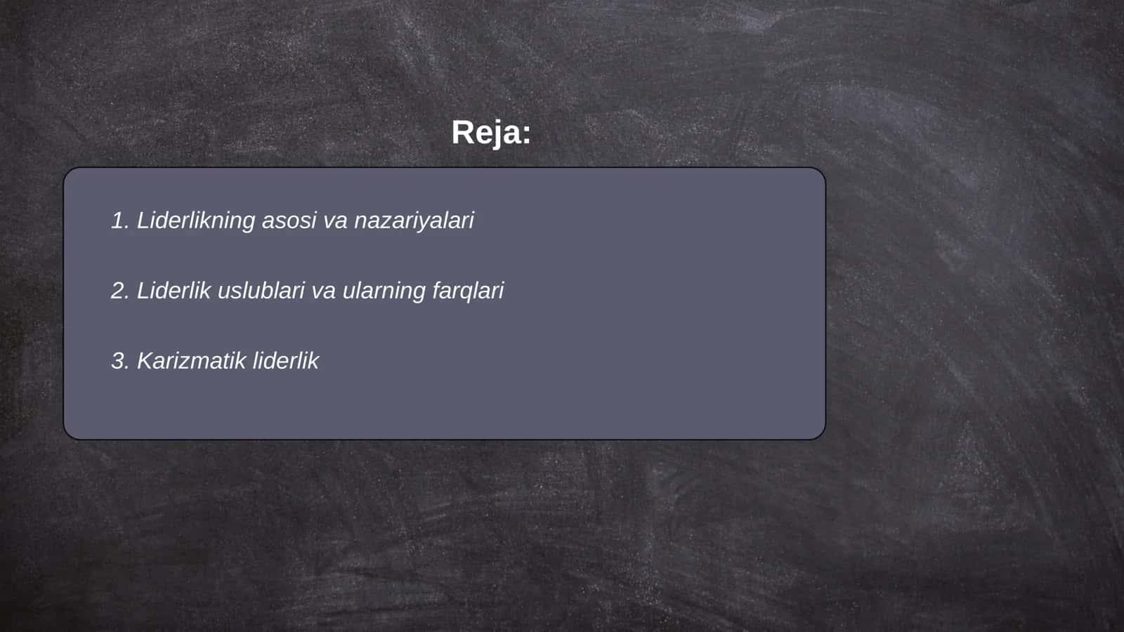 Liderlik xususiyatlari va individual farqlar 2