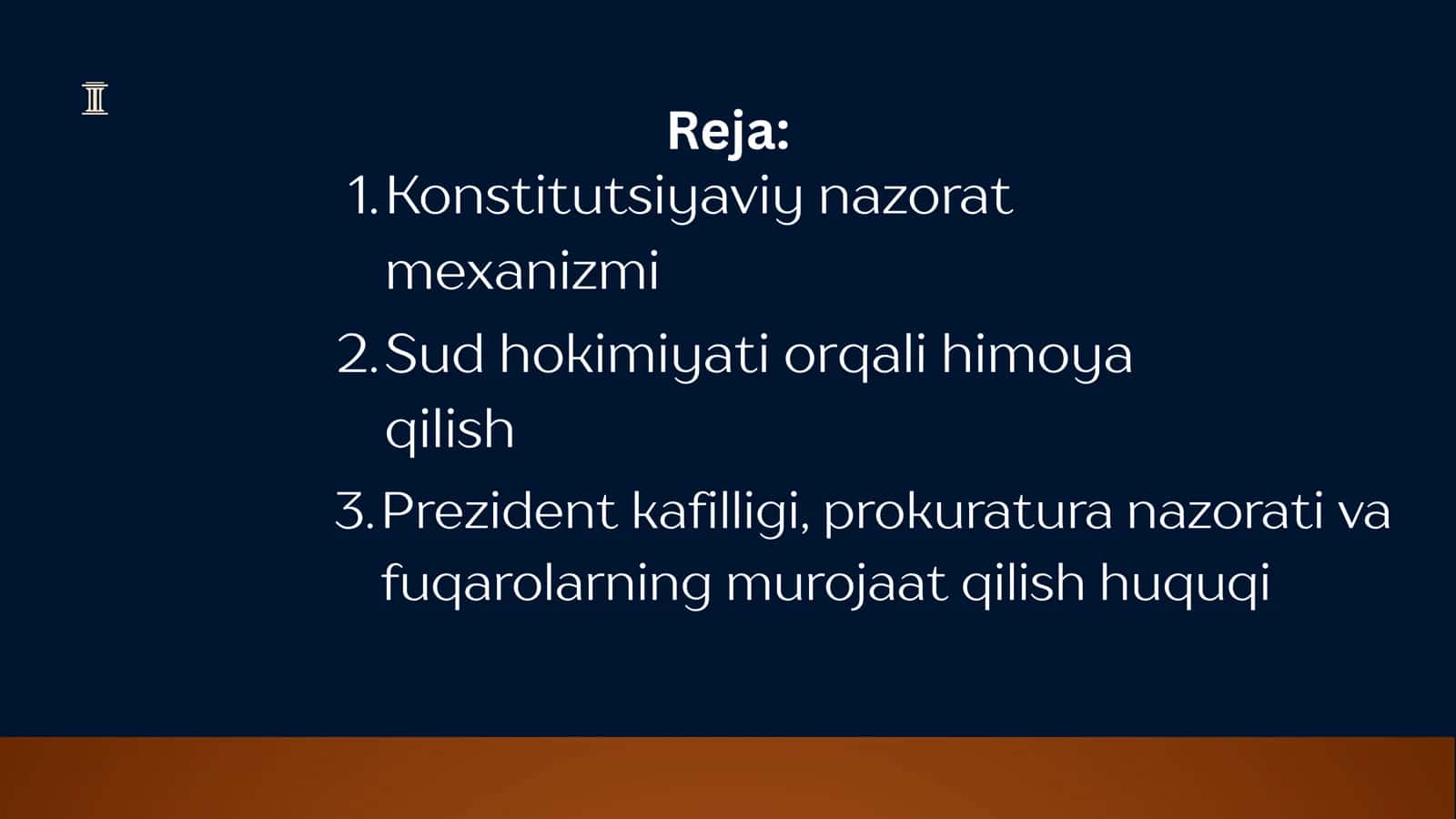 KONSTITUTSIYANI HIMOYA QILISH MEXANIZMLARI 2