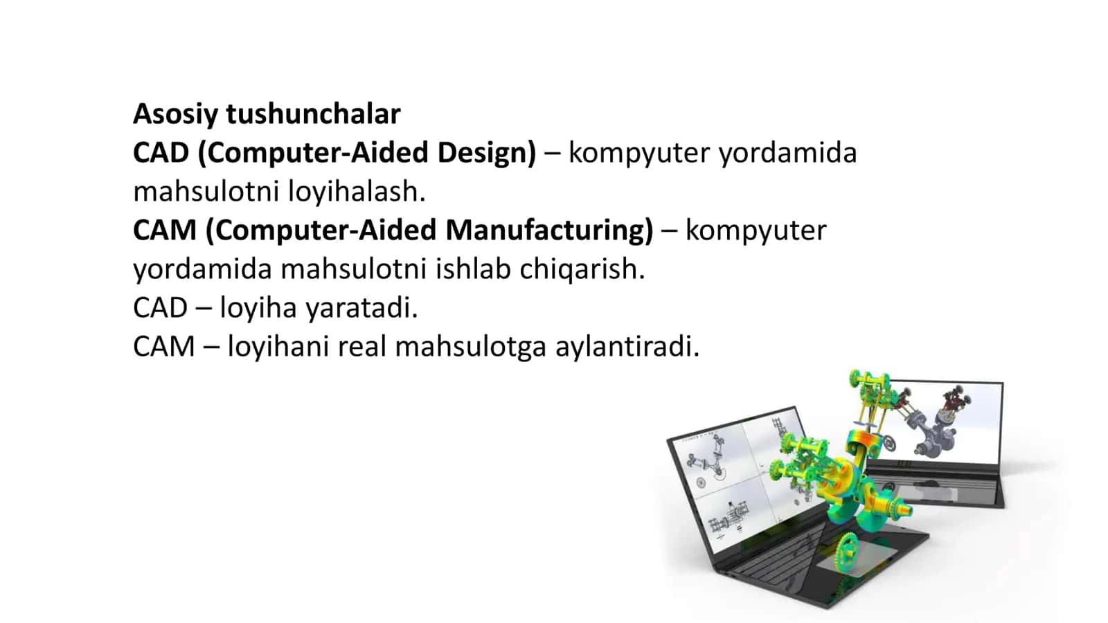 Kompyuter yordamida dizayn yaratish va ishlab chiqarish 2