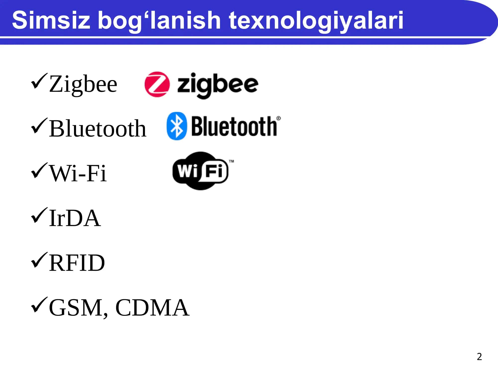 O‘rnatilgan tizimlar 2