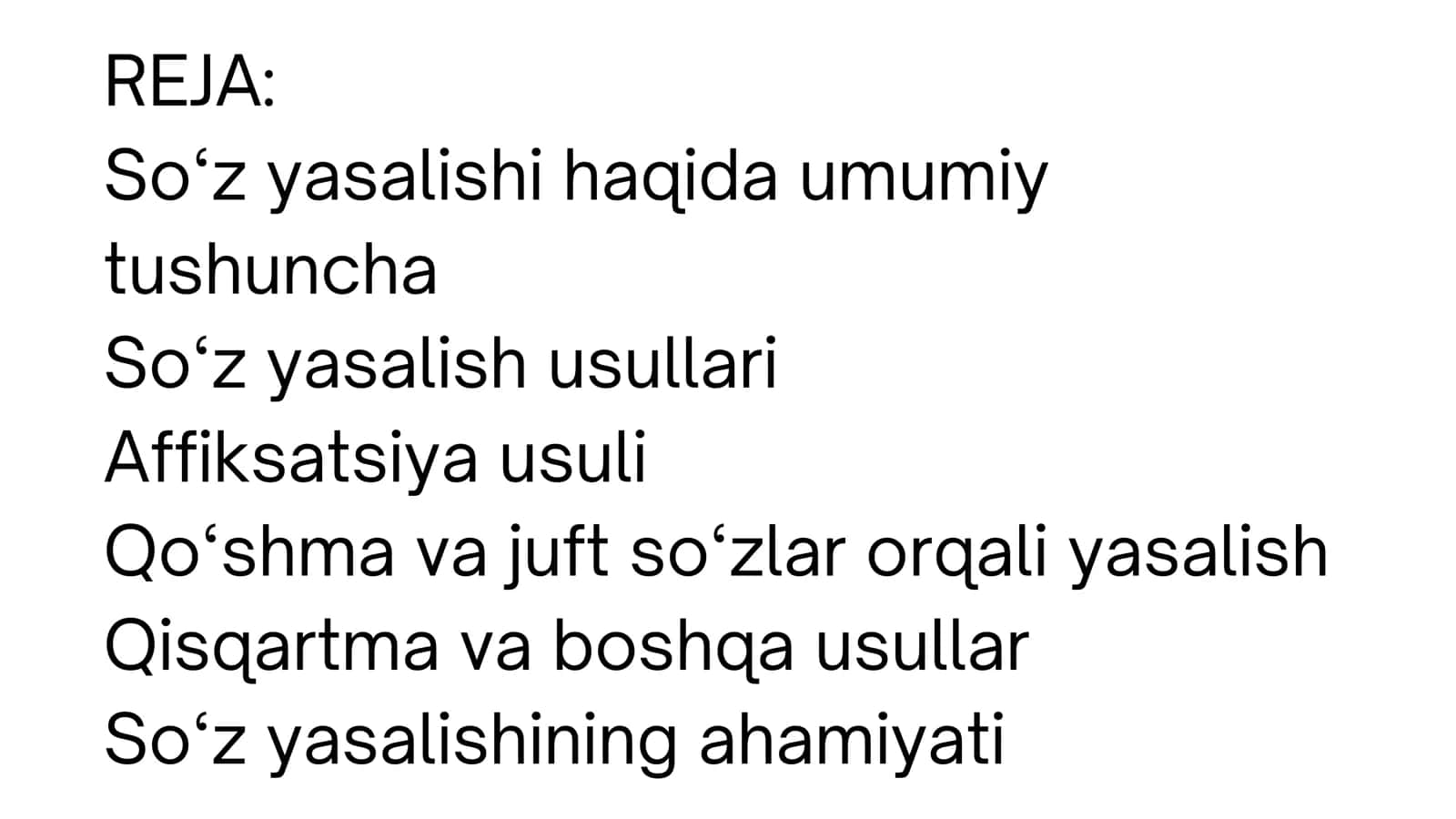 Soʻz yasalishi 2