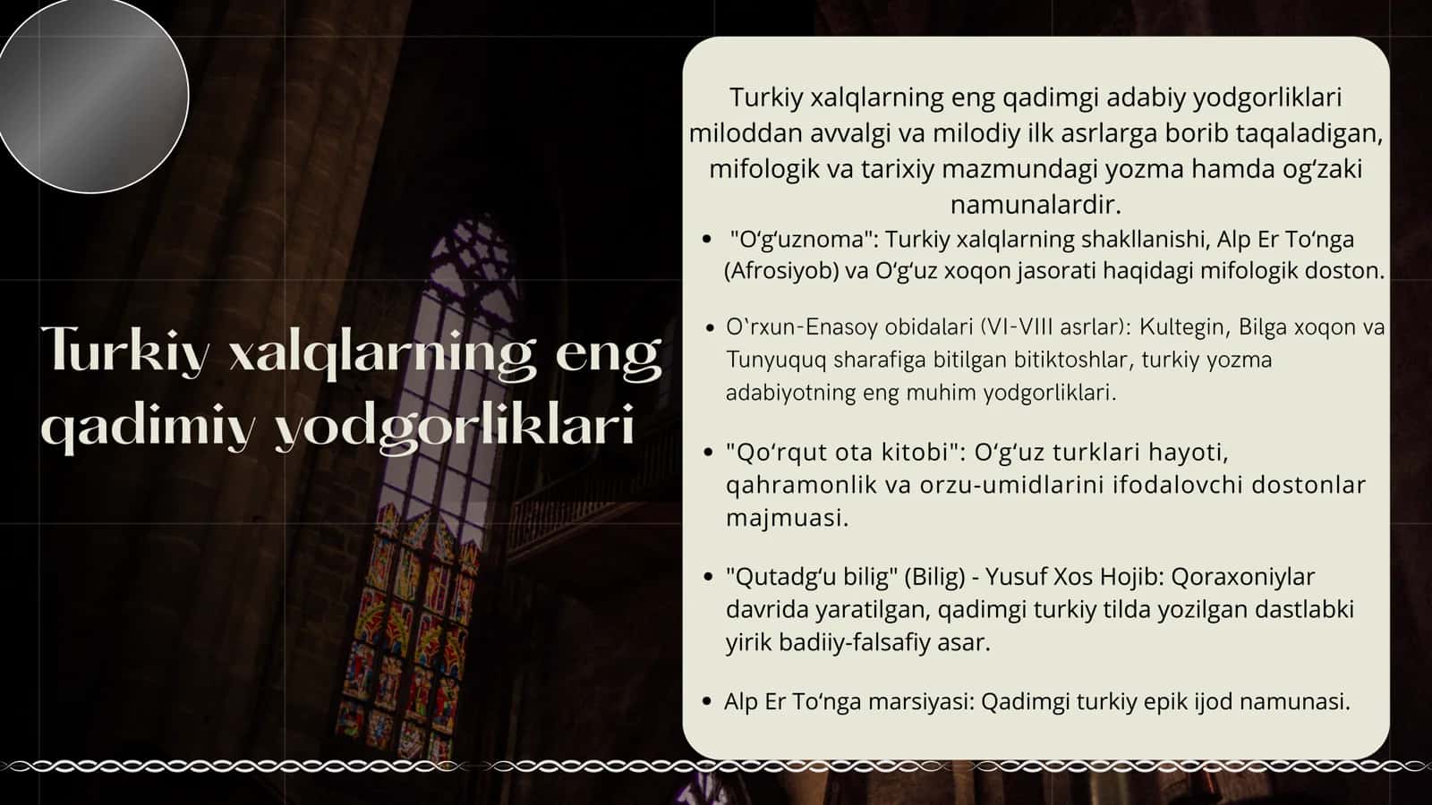 Turkiy xalqlar adabiyoti tarixi 2