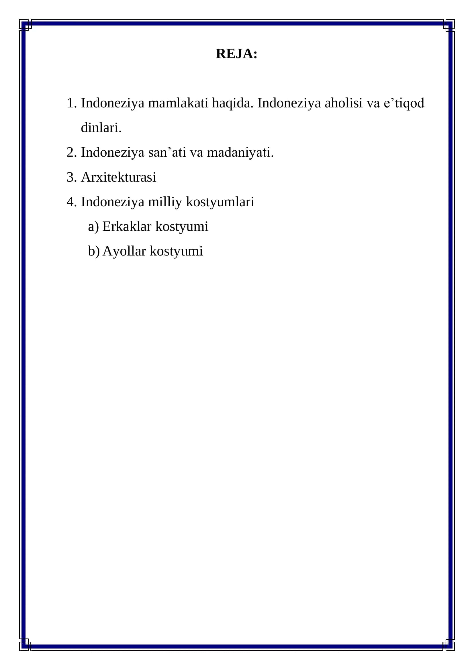 Indoneziya kostyumi 2