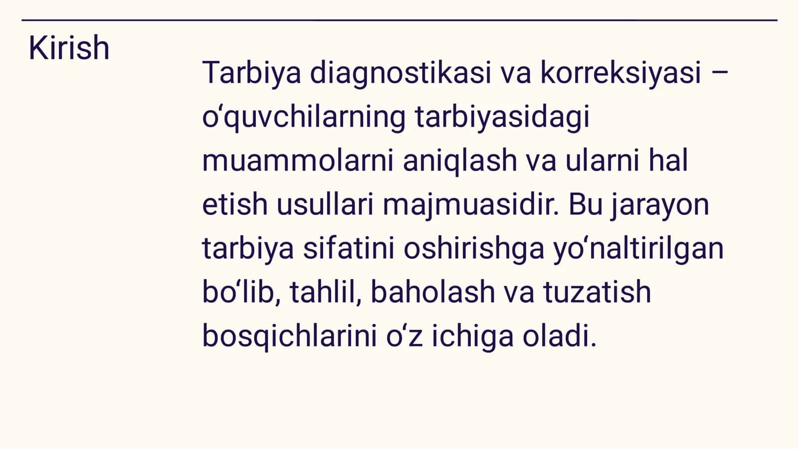 Tarbiya Diagnostikasi 2