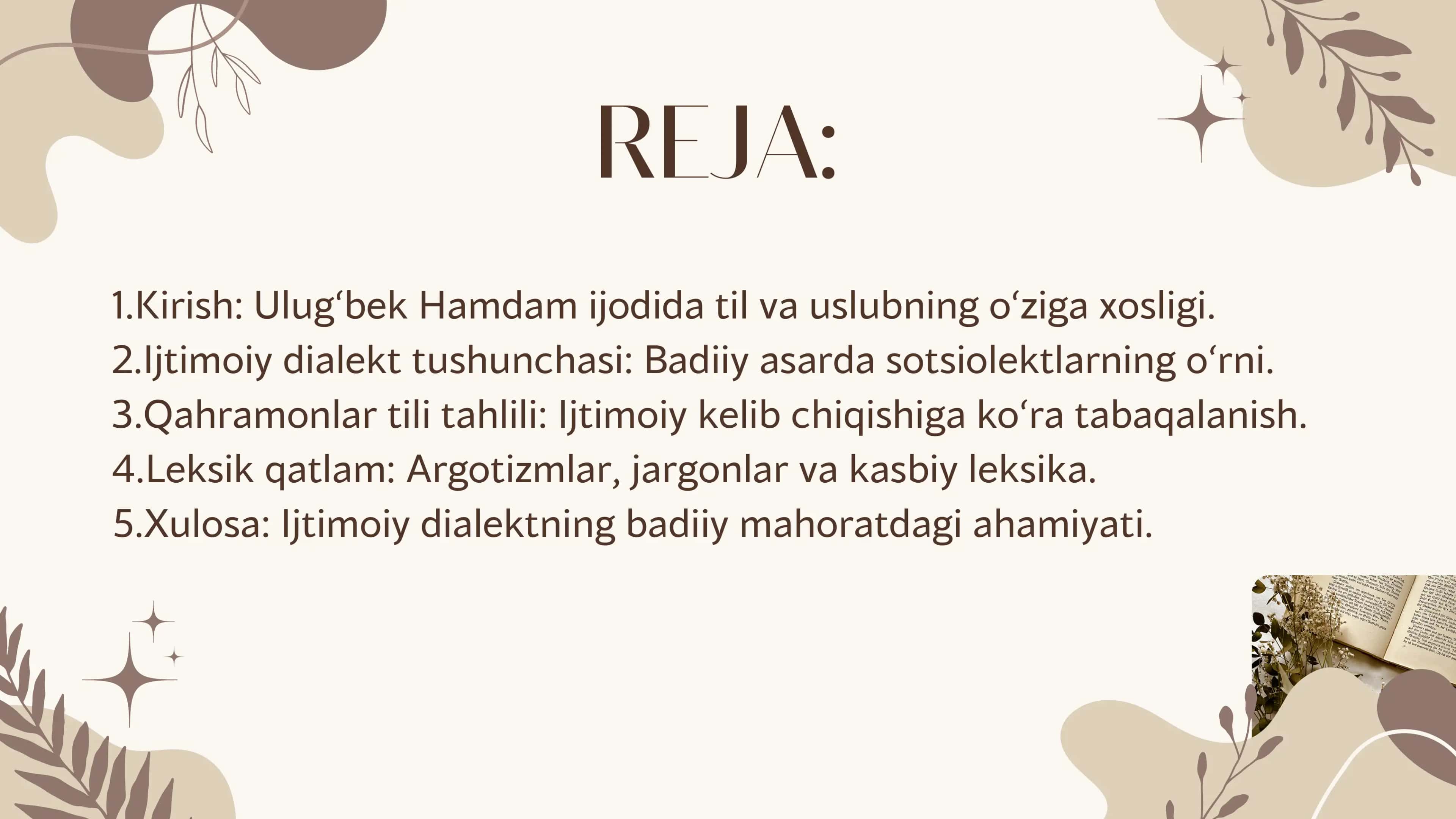 ULUG'BEK HAMDAM ASARI TILIDA IJTIMOIY DIALEKT TAHLILI 2