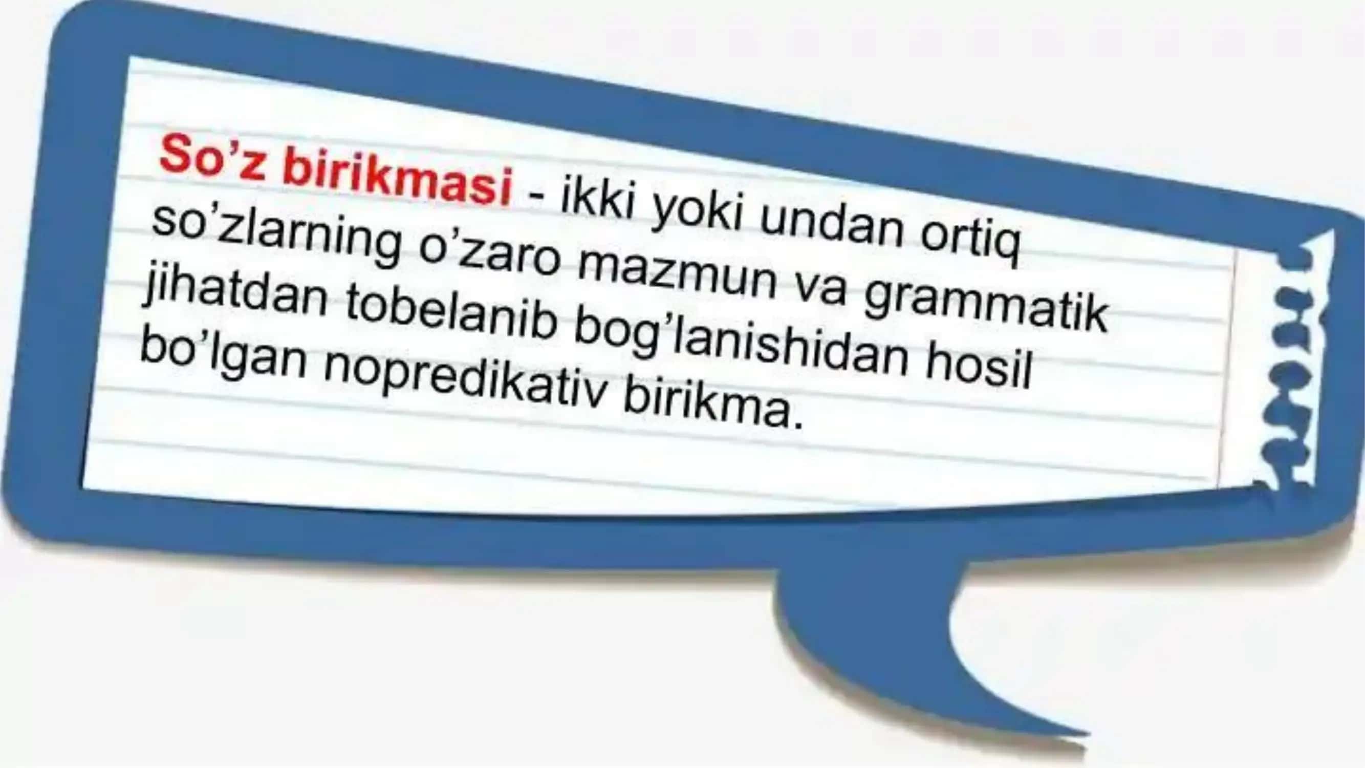 so'z birikmasi 2