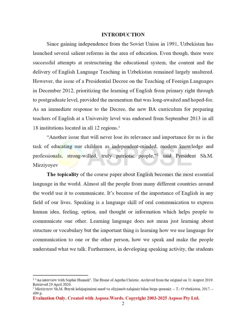 Psychological, linguistic and instructional bases of teaching English to young learners 2