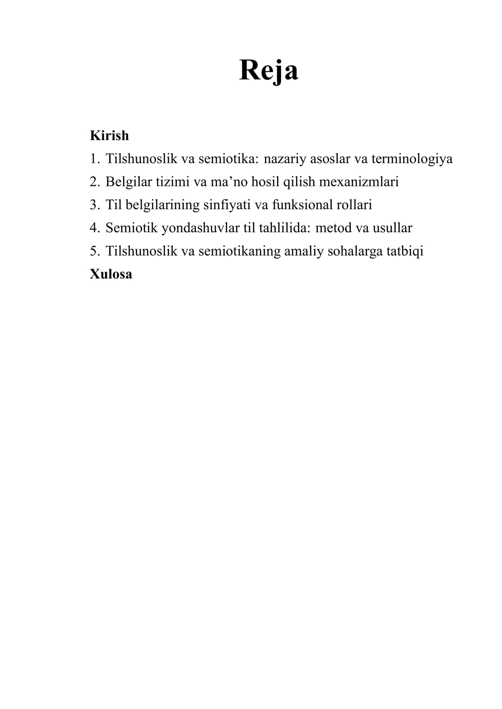 Tilshunoslik va semiotika 2