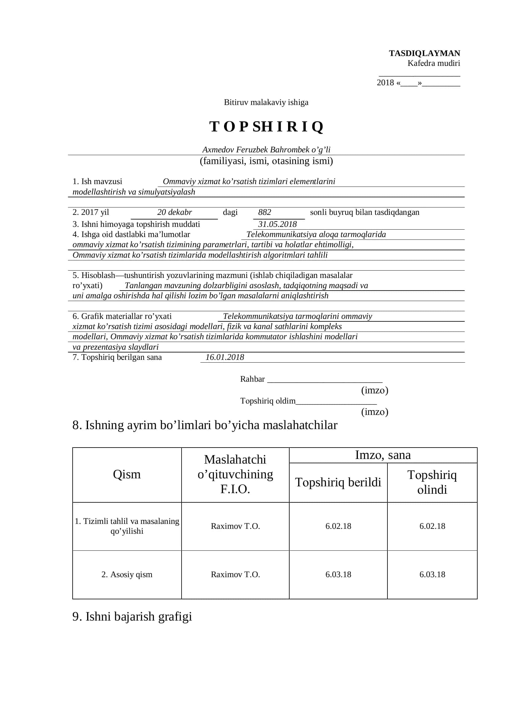 Telekommunikatsiya texnologiyalari 2