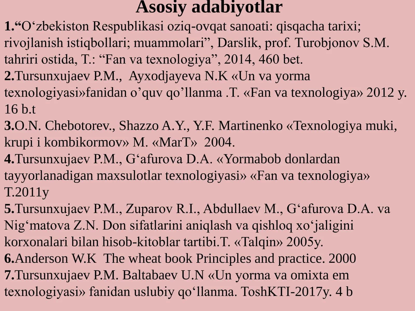 Un ishlab chiqarish texnologiyasi 1 2