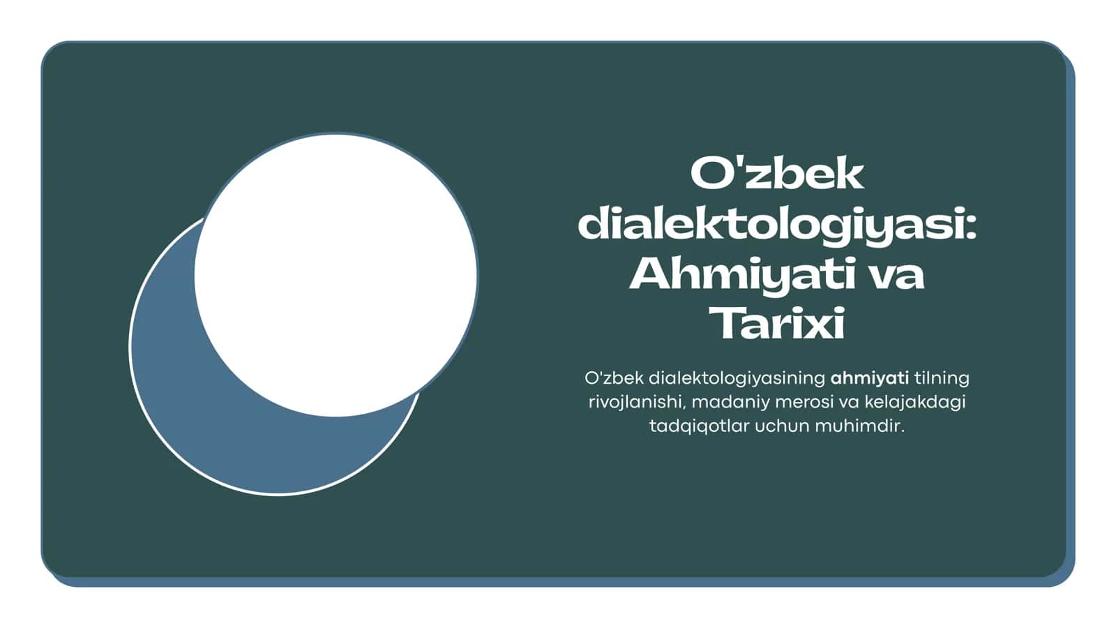 O'zbek Dialektologiyasi Tarix va Taraqqiyot Bosqichlari 2