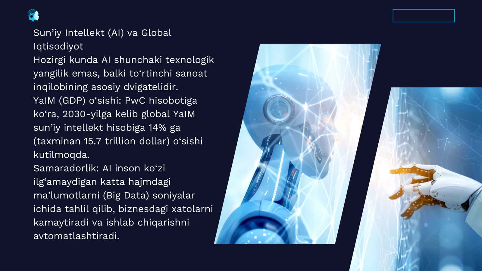 SUN'IY INTELEKT (AI) VA KELAJAK IQTISODIYOTI 2