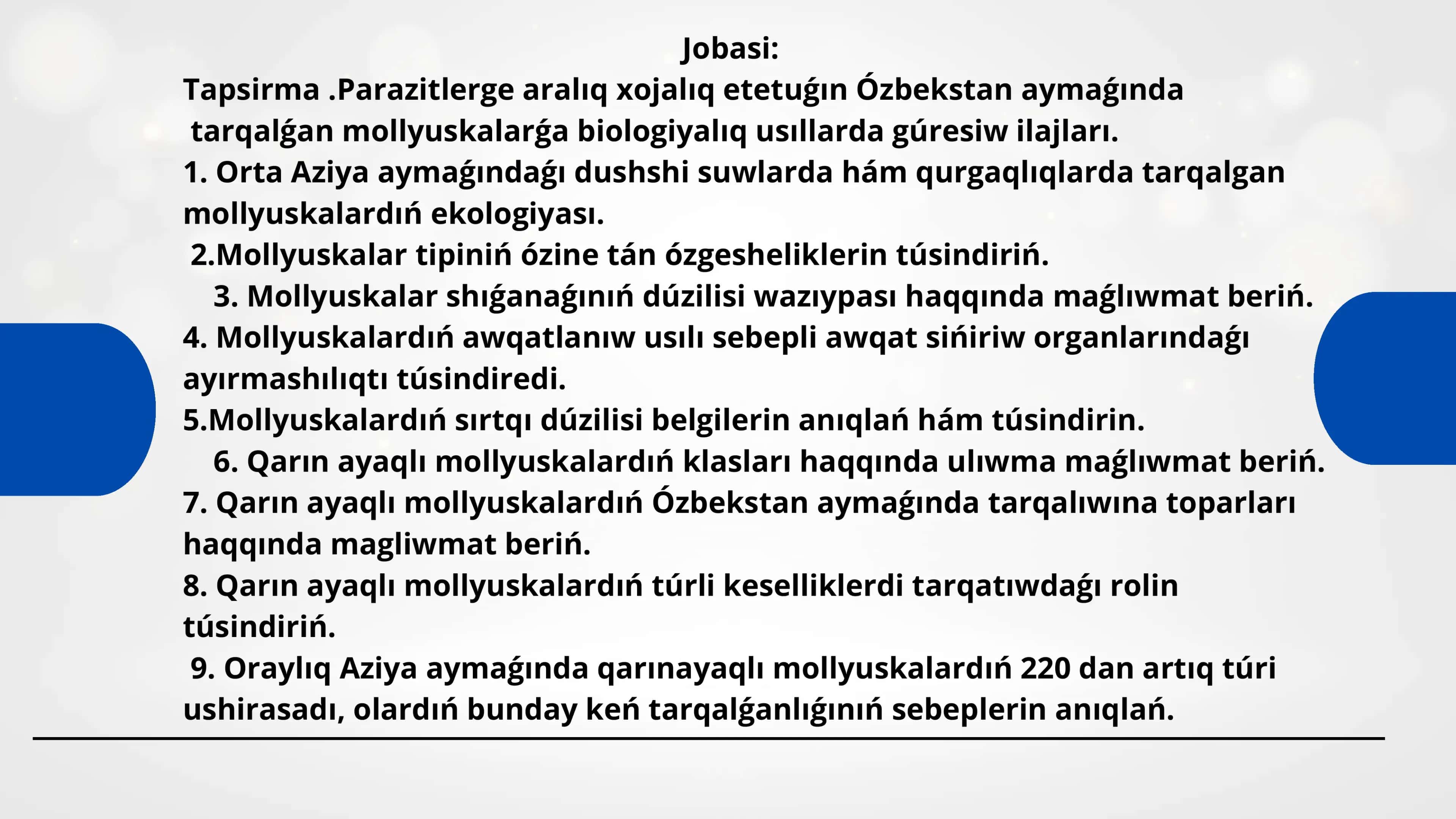 MOLLYUSKALAR TIPI (MOLLUSCA) 2