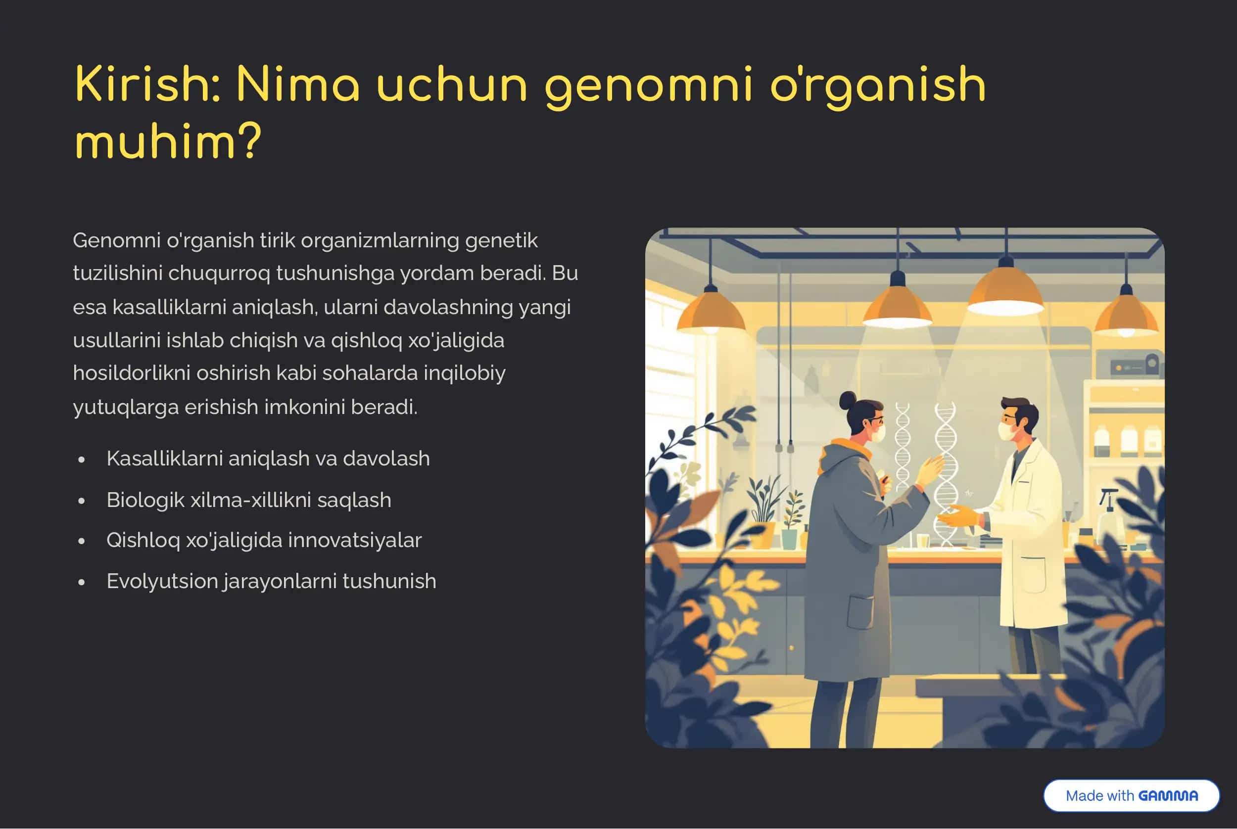 Genomni o'rganishning molekulyar genetik metodlari 2
